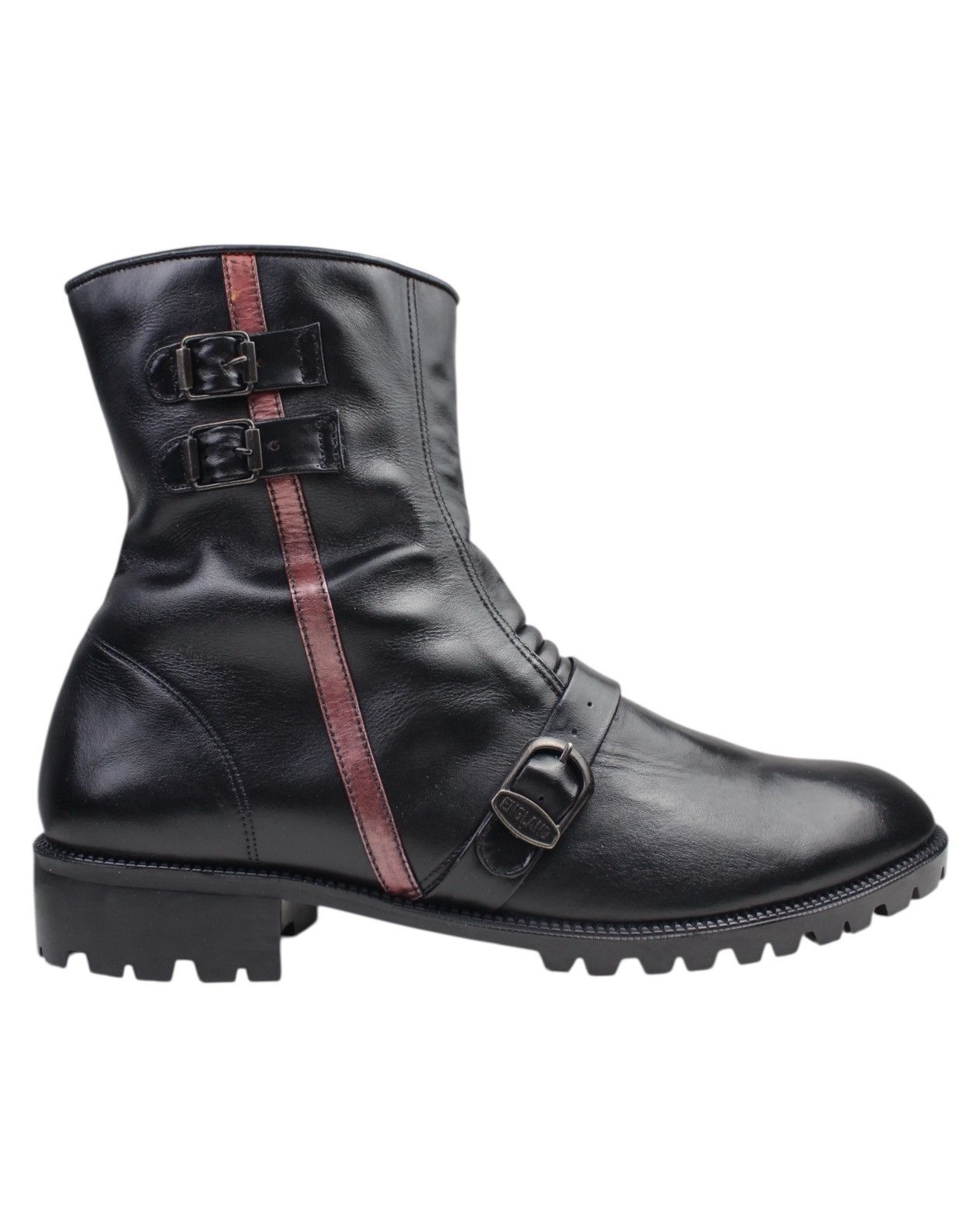 Vintage 2000S HYANG WOO SIDE ZIP MOTORCYCLE BOOTS Size US 9 / EU 42 - 2 Thumbnail
