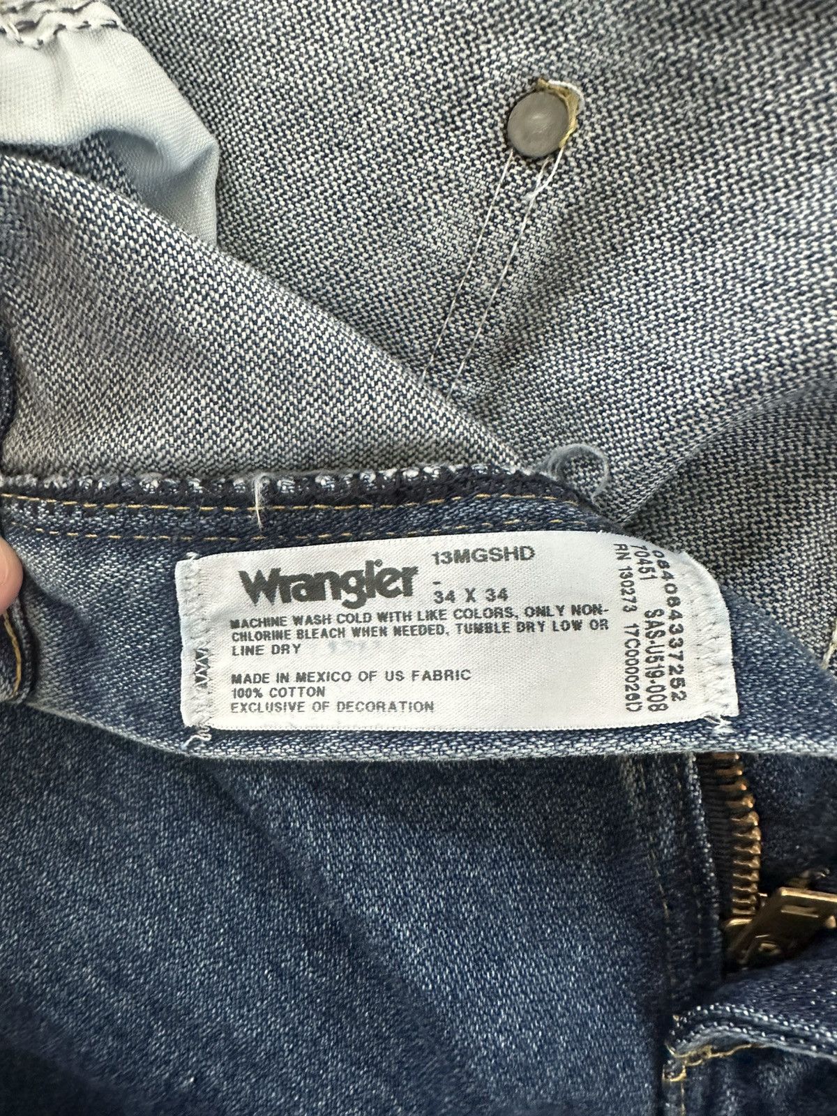 Wrangler Men’s wrangler jeans Size US 34 / EU 50 - 3 Thumbnail