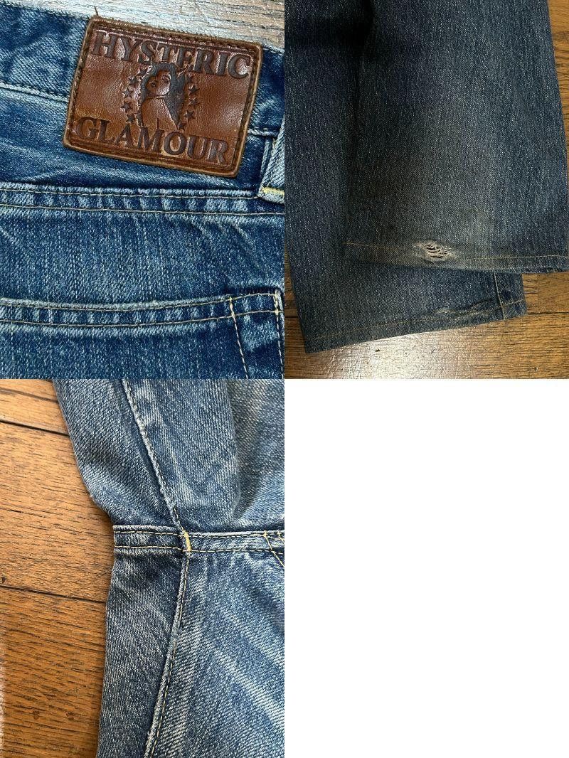 Hysteric Glamour HYSTERIC GLAMOUR GIRL PRINT STUDDED SELVEDGE DENIM Size US 32 / EU 48 - 9 Thumbnail