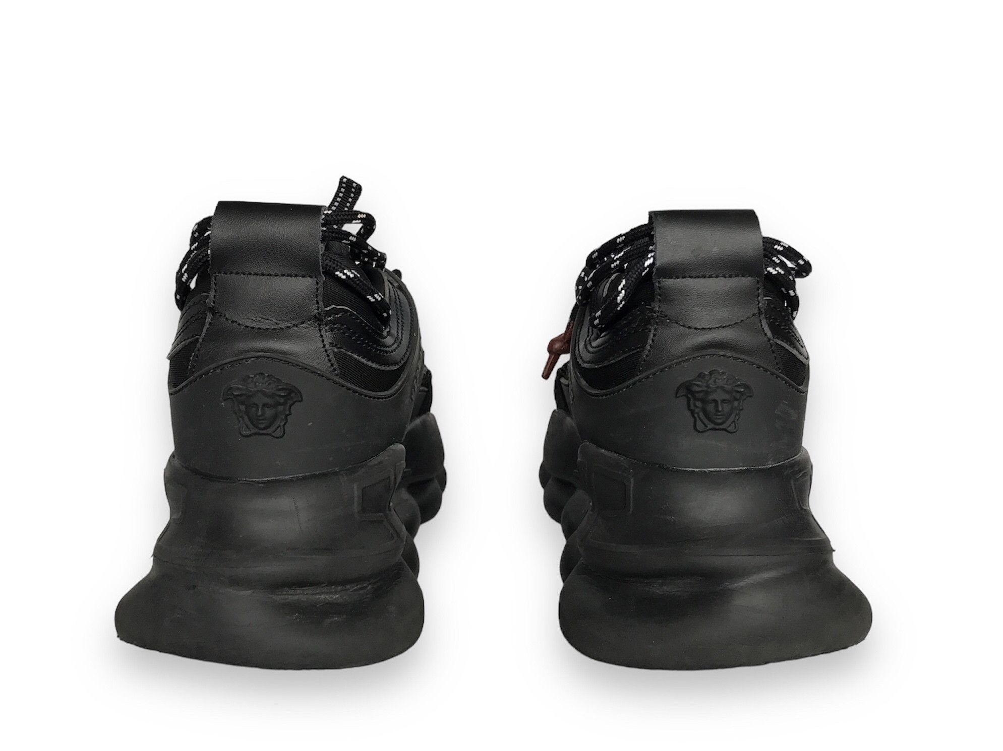 Versace VERSACE CHAIN REACTION BLACK SNEAKERS US10 EU43 UK9 Size US 10 / EU 43 - 7 Thumbnail