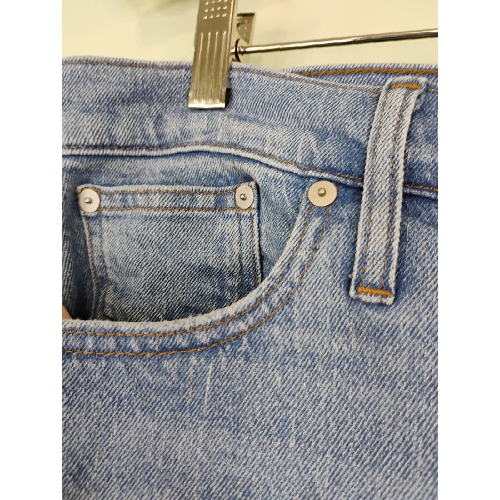 Madewell VINTAGE Madewell The Perfect Vintage Straight Jean Womens Actual Size 35x29 Size 24" / US 00 / IT 34 - 6 Thumbnail