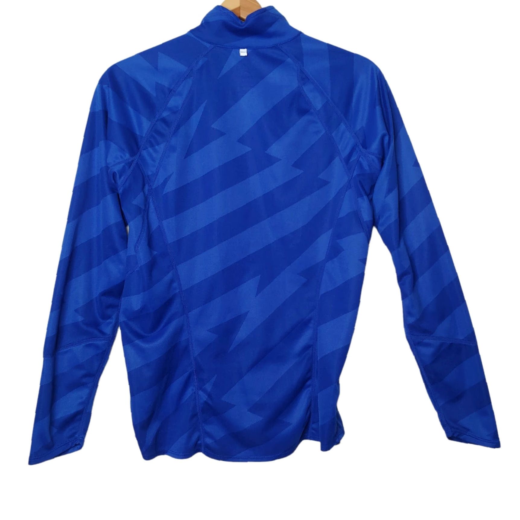 Nike Nike Dri-Fit Shirt Long Sleeve Medium Blue Geometric Athletic Pullover Women Size M / US 6-8 / IT 42-44 - 4 Thumbnail