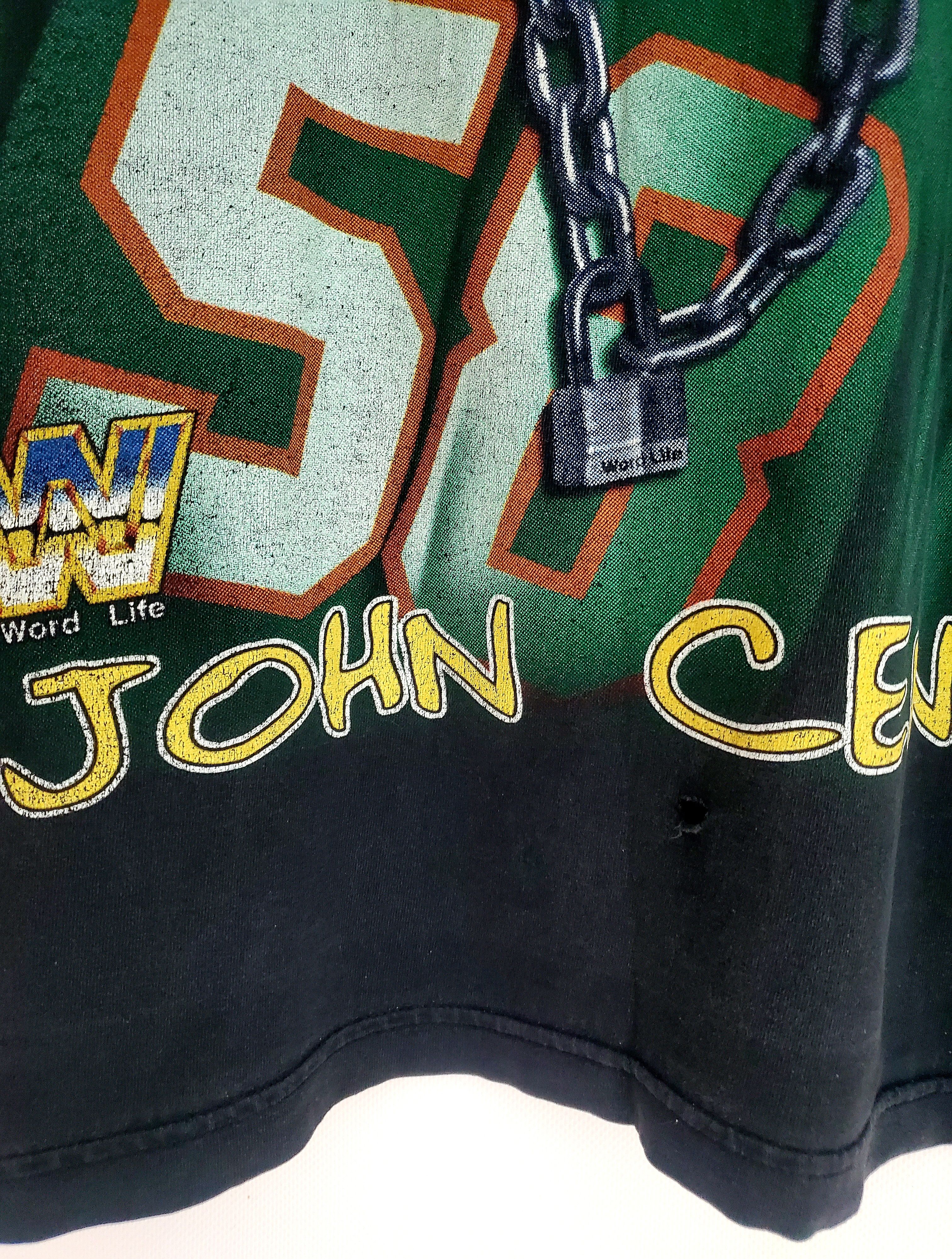 WWE Vintage WWE John Cena Word LifeT-Shirt Rapper Era Wrestling Size US XL / EU 56 / 4 - 3 Thumbnail