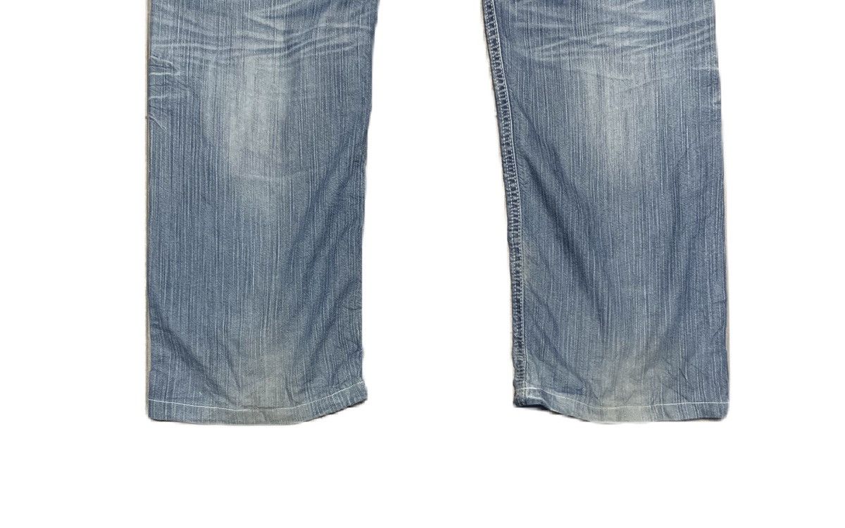Edwin Vintage Edwin Work 503 Blue Trip Straight Jeans Distressed Size US 38 / EU 54 - 5 Thumbnail