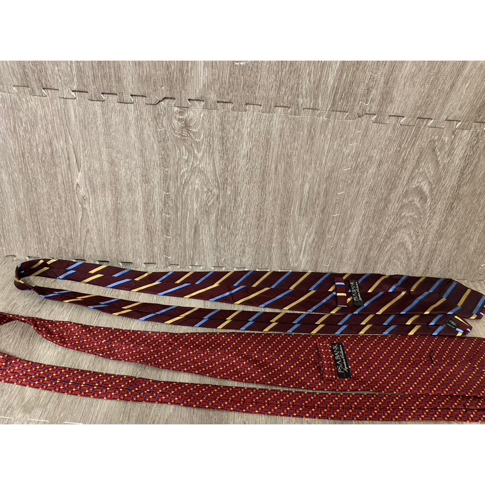 Jos. A. Bank Set of 5 Jos A Bank Vintage Silk Necktie Collection Striped Size ONE SIZE - 9 Thumbnail