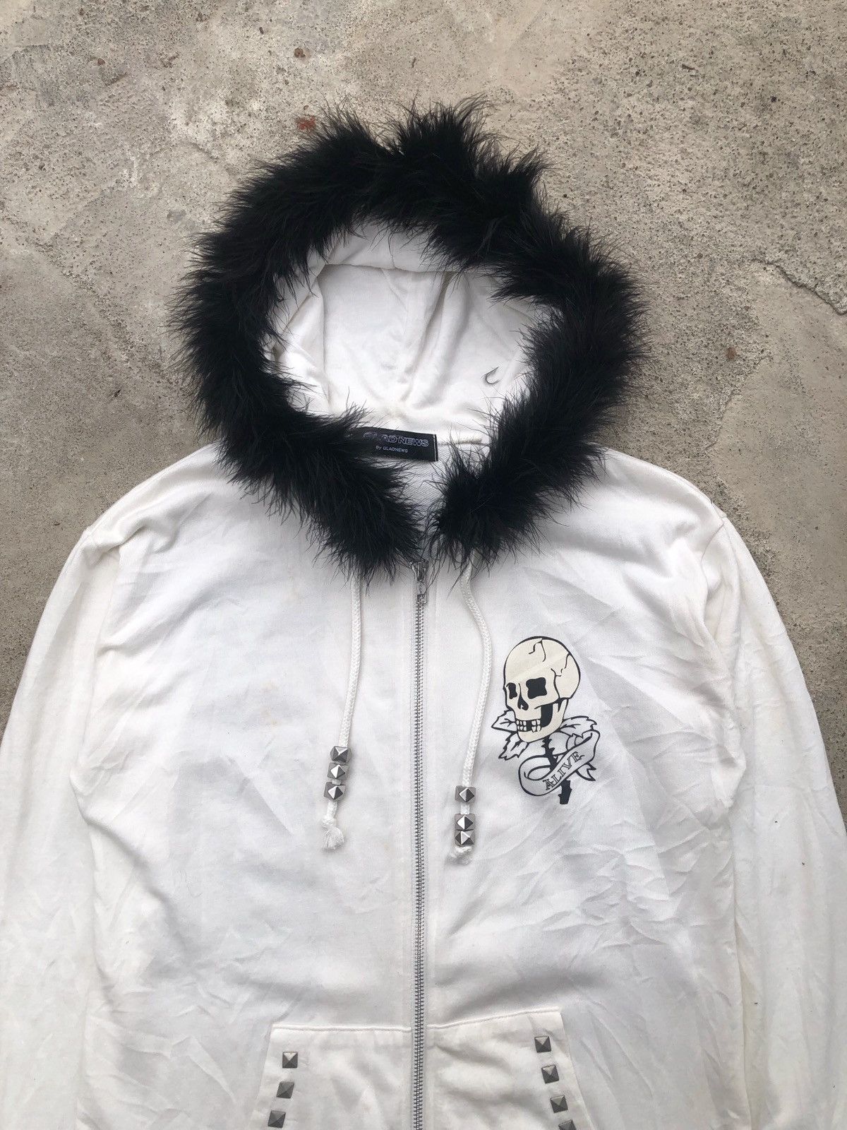 Le Grande Bleu (L.G.B.) Japanese Fur hoodie Gladnews Ifsixwasnine lgb style Size US M / EU 48-50 / 2 - 1 Thumbnail