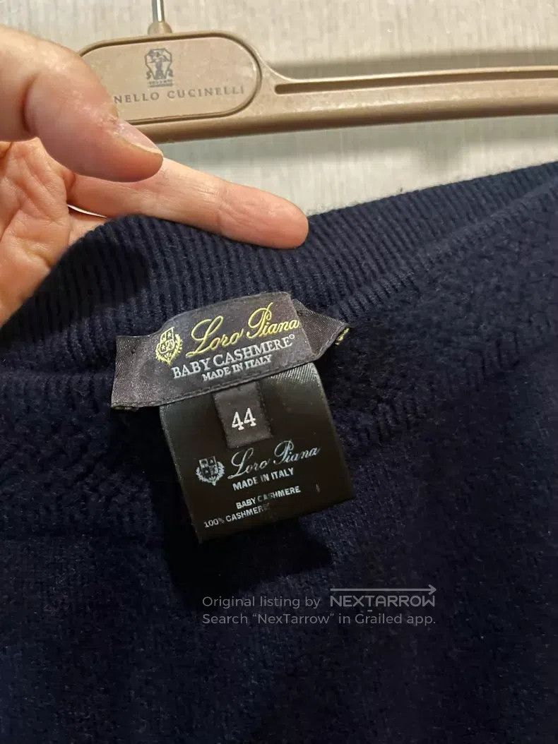 Loro Piana Loro Piana Black Baby Cashmere Wide Leg Pants Size 28" / US 6 / IT 42 - 2 Thumbnail