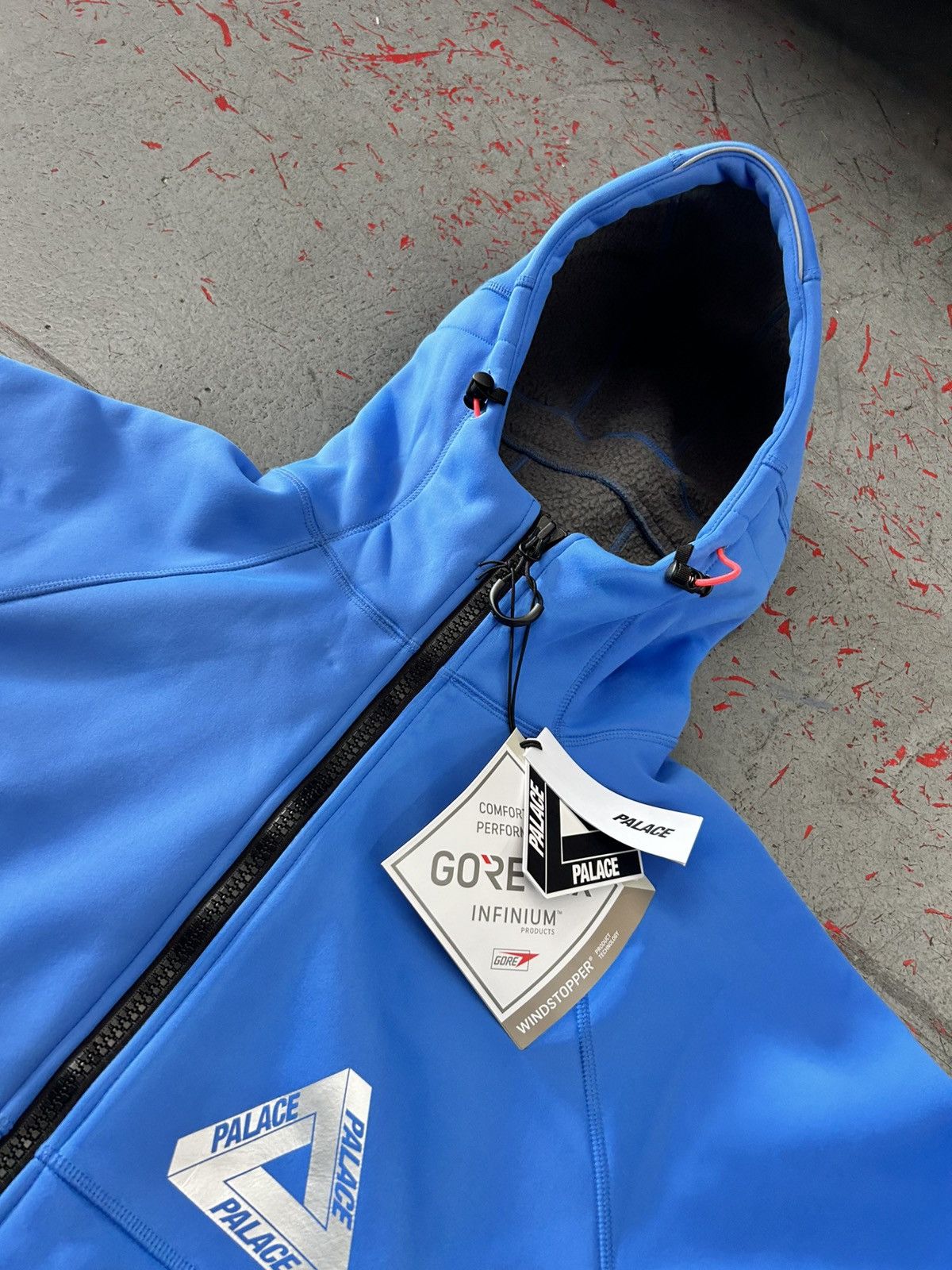 Palace Palace GORE-TEX Blue Windstopper Jacket With Mask Size Small Size US S / EU 44-46 / 1 - 2 Thumbnail
