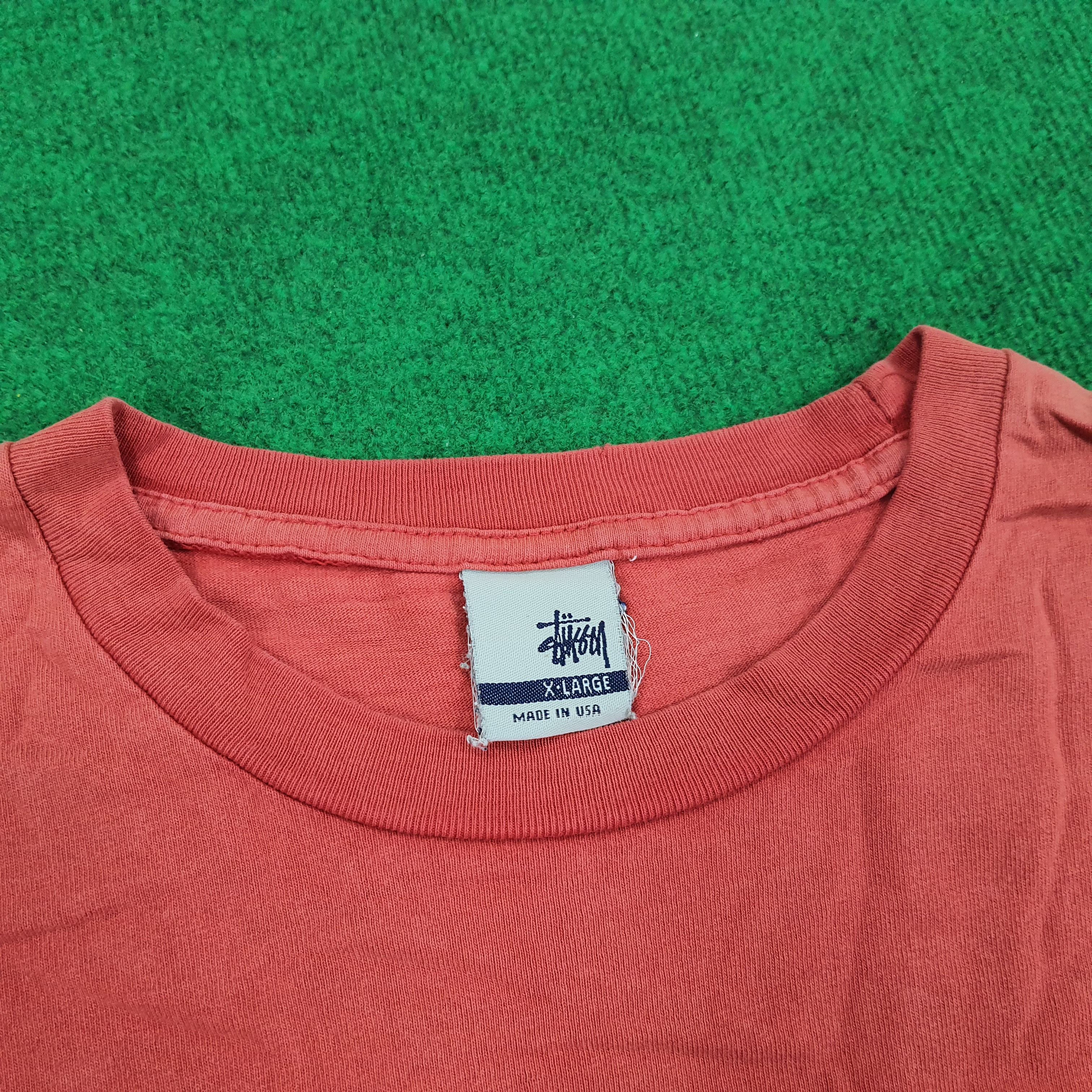 Stussy × Vintage Vintage Stussy Streetwear T-shirt Size US XL / EU 56 / 4 - 4 Thumbnail