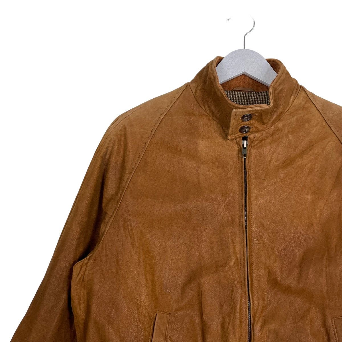 Golden Bear × Taylor Stitch × Vintage 💥90s GOLDEN BEAR LEATHER BOMBER JACKET Size US S / EU 44-46 / 1 - 7 Thumbnail