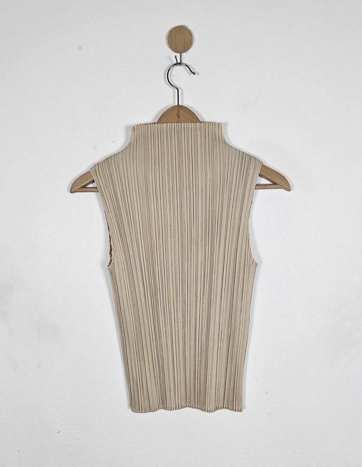 Pleats Please Issey Miyake Issey miyake pleats please abstract mockneck tank top Size S / US 4 / IT 40 - 1 Thumbnail