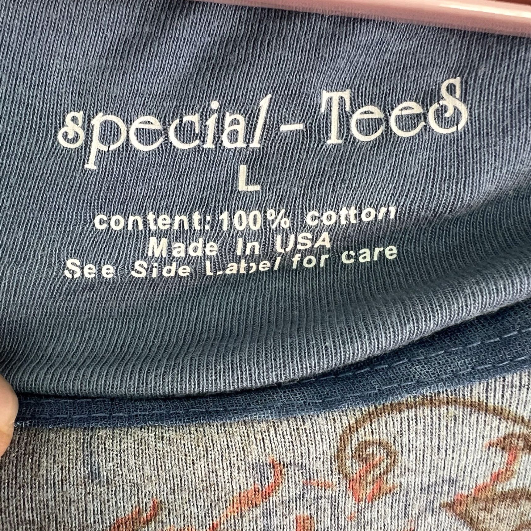 Vintage VINTAGE Special Tee's Women's T-Shirt Size L Blue Tie-Dye 90s Alice in Wonderland Casual Short Sleeve Size L / US 10 / IT 46 - 6 Thumbnail