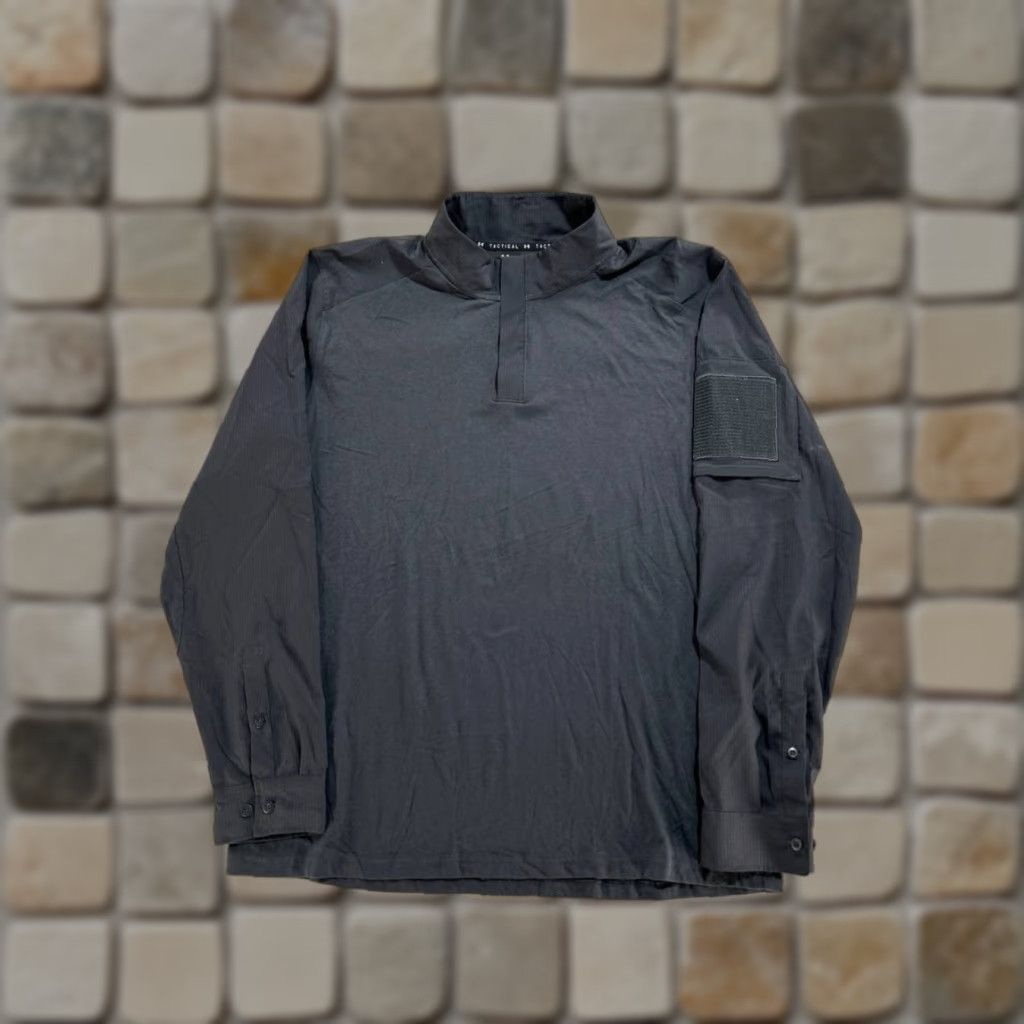 Under Armour Under Armour Sweater Mens XXL Black Tactical Quarter Zip Shirt Pullover Winter Casual Logo Mens XXL Black Size US XXL / EU 58 / 5 - 1 Thumbnail