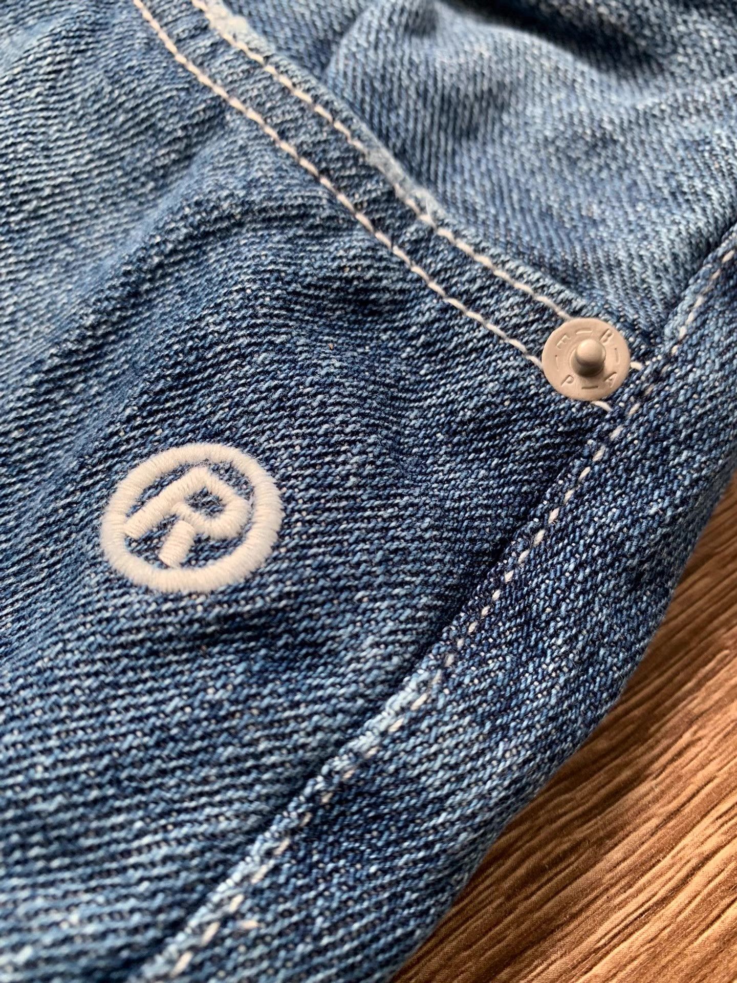 Bape A BATHING APE Tapered Denim Pants (L-Silhouette)。Ｑ22 Size 34" / US 12 / IT 48 - 7 Thumbnail
