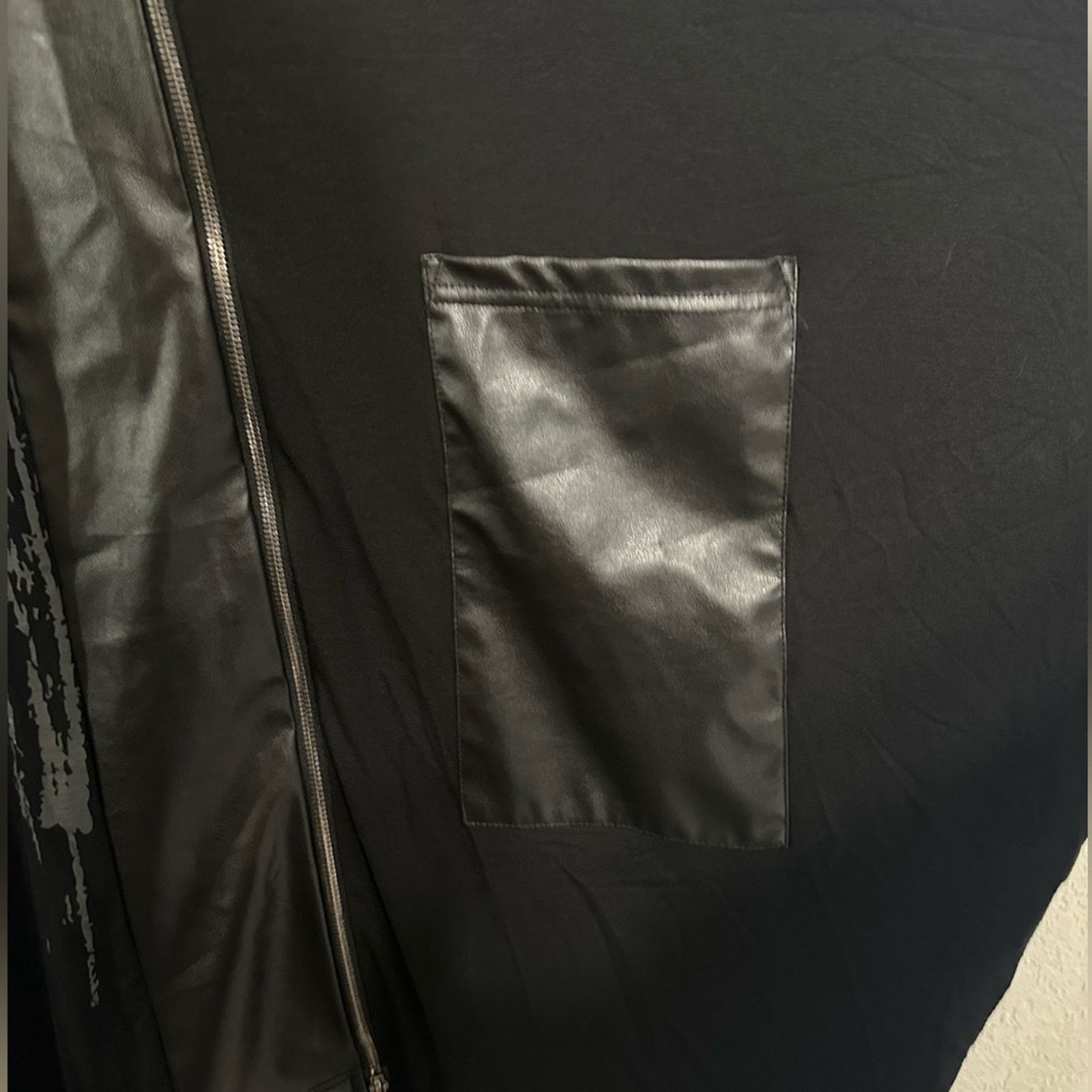 Other NÖR Denmark Abstract Faux Leather Panel Jersey Dress RARE Size XS / US 0-2 / IT 36-38 - 7 Thumbnail