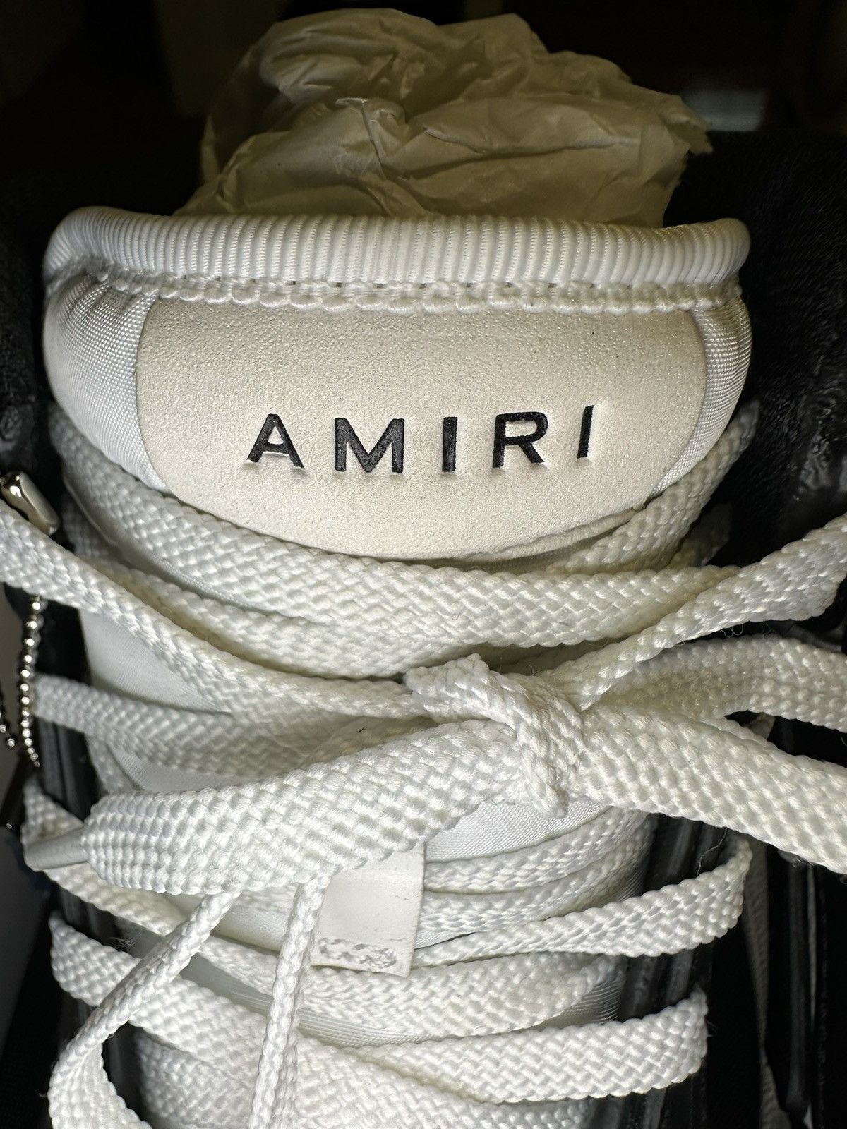 Amiri RARE AMIRI Skeleton "Skel-Top Hi" Sneakers - Women’s 38/US 8 Size US 8 / IT 38 - 16 Thumbnail