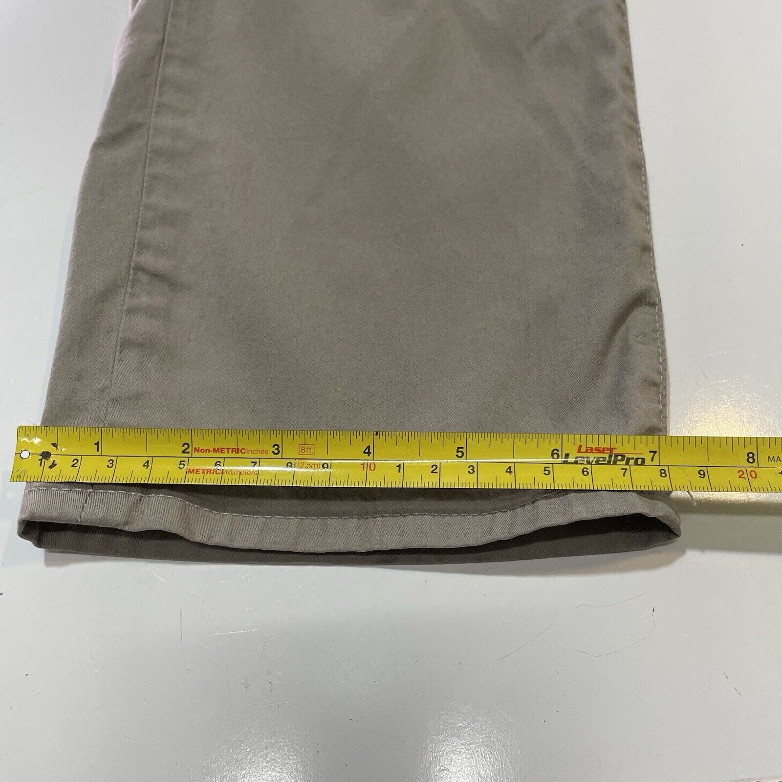 AG Adriano Goldschmied AG Adriano Goldschmied Tellis Slim Khaki Pants Beige 36x34 Size US 36 / EU 52 - 3 Thumbnail