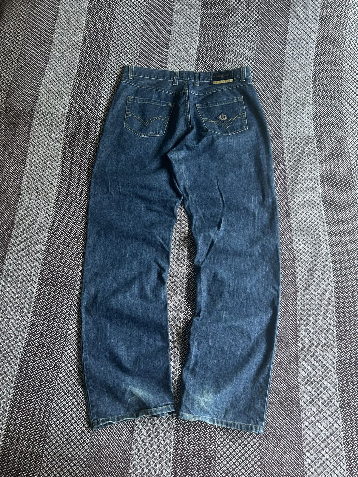 Henri Lloyd Henri Lloyd Denim Baggy Jeans Distressed Solid Style Size 34 Size US 34 / EU 50 - 1 Thumbnail