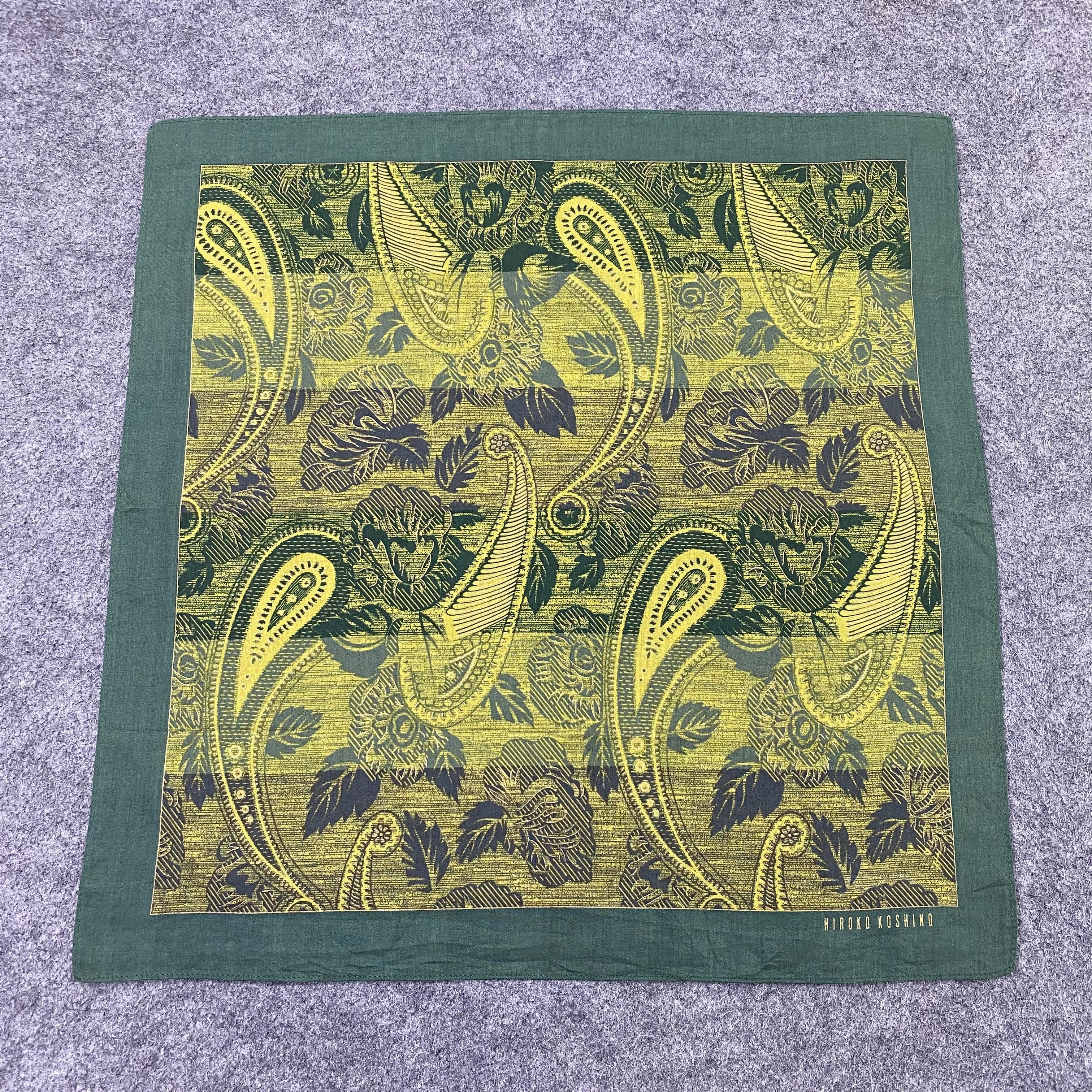 Japanese Brand Hiroko Koshino Handkerchief / Bandana / Neckerchief-B2308 Size ONE SIZE - 3 Thumbnail