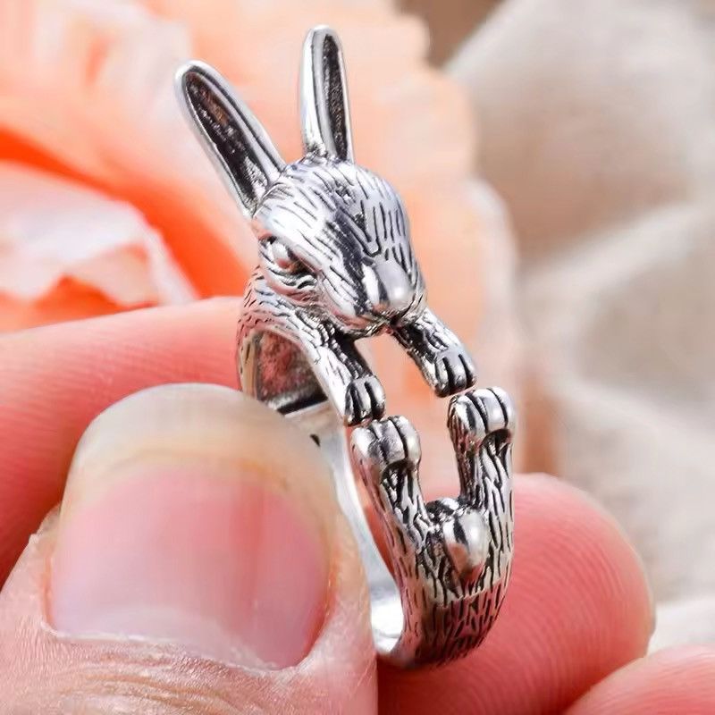 Jewelry Lovely Rabbit Rings Size ONE SIZE - 5 Thumbnail