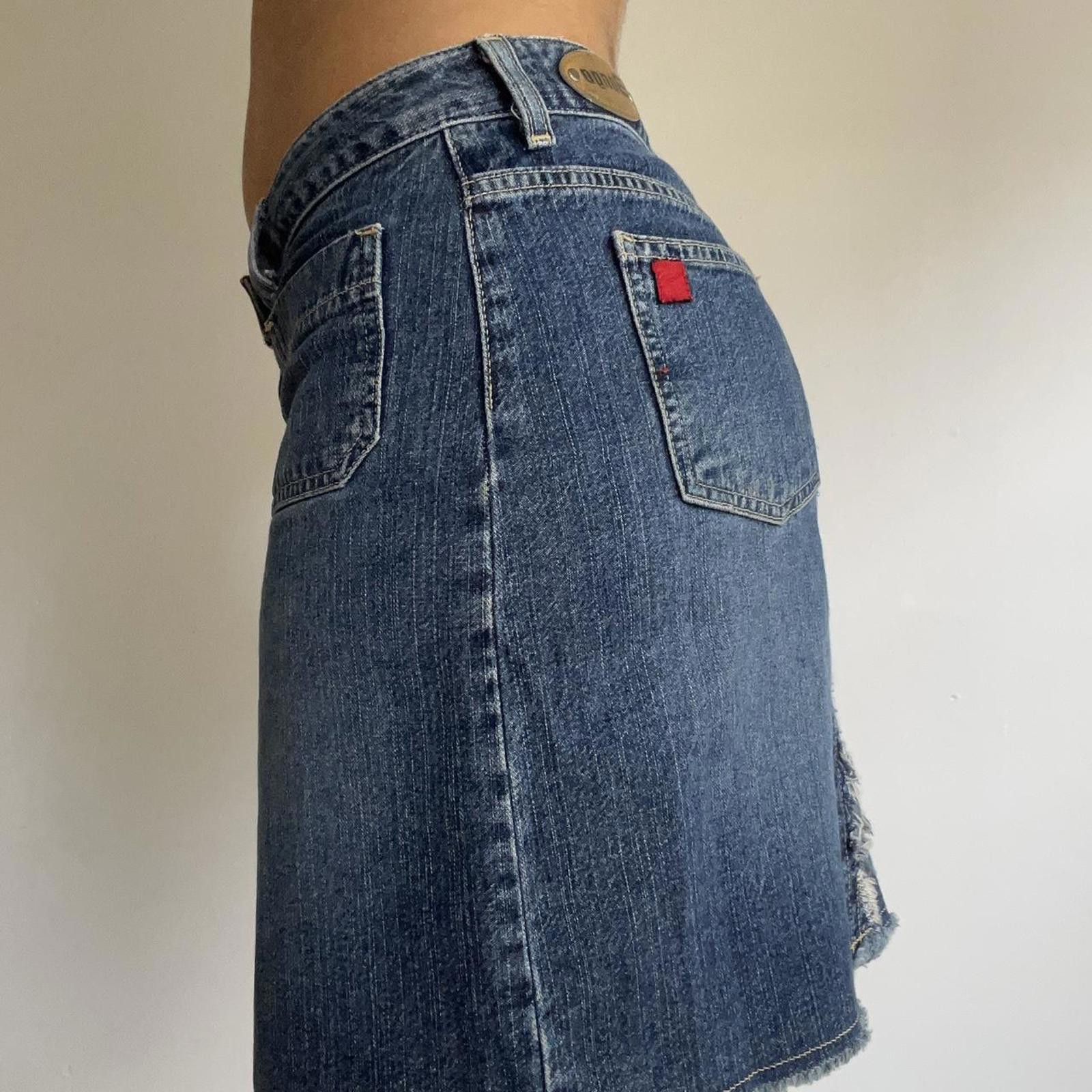 Bonobos Mini blue denim skirt with button detail #miniskirt Size 28" / US 6 / IT 42 - 5 Thumbnail