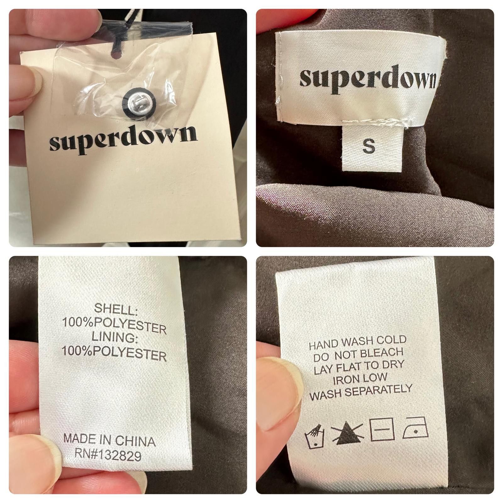 REVOLVE × superdown NWT Superdown Charlotte One Shoulder Crop Top Black Womens S Size S / US 4 / IT 40 - 8 Thumbnail