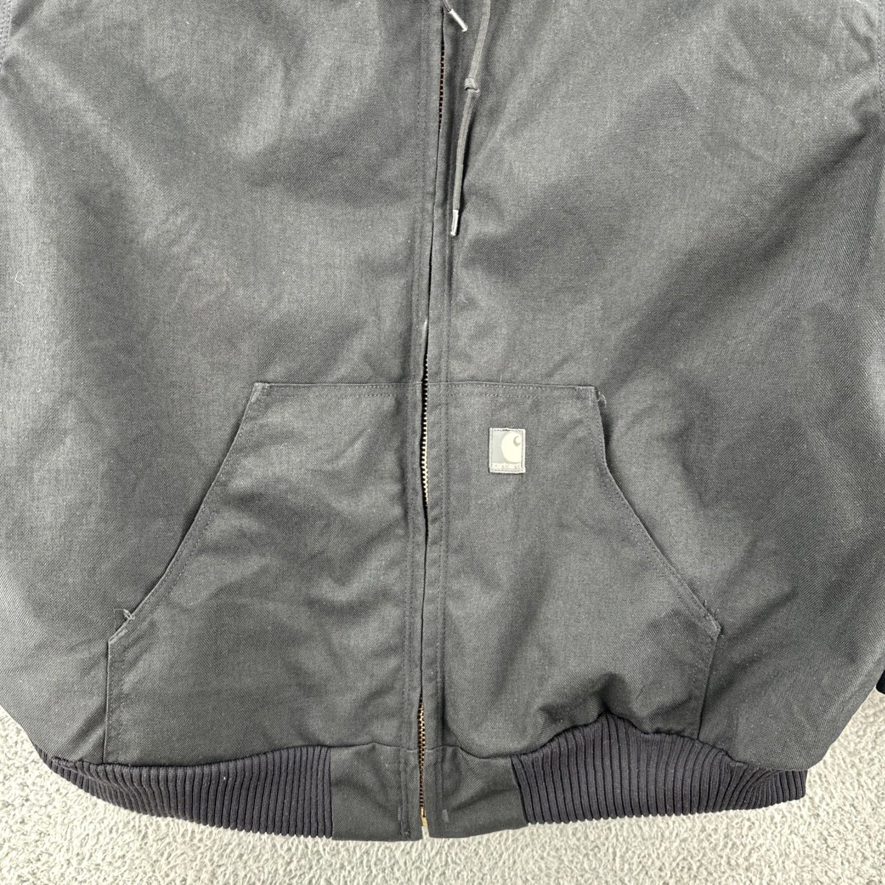 Carhartt Carhartt Jacket Mens 3XL Regular Black Zip Up Hooded Bomber Workwear J133 BLK Size US XXL / EU 58 / 5 - 4 Thumbnail