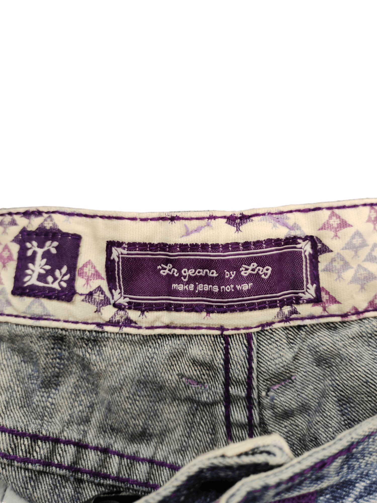 JNCO W42 Baggy Jeans LRG Embroidered Distress Denim Wide Leg Jnco Size US 42 / EU 58 - 16 Thumbnail