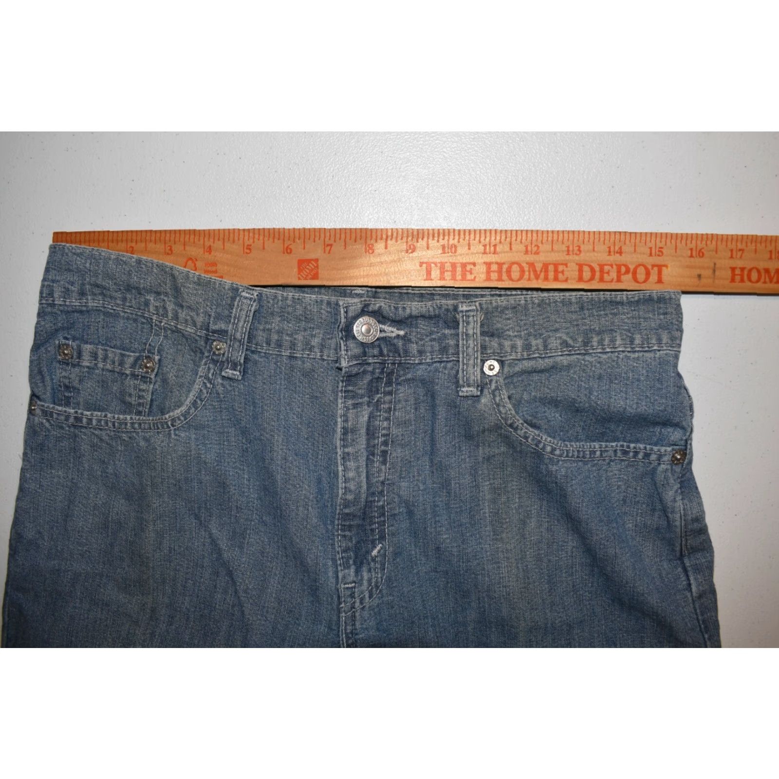 Levi's VINTAGE Levis 577 Capri Wide Leg Jeans Size 10 Actual 31x22.5 Size 24" / US 00 / IT 34 - 6 Thumbnail