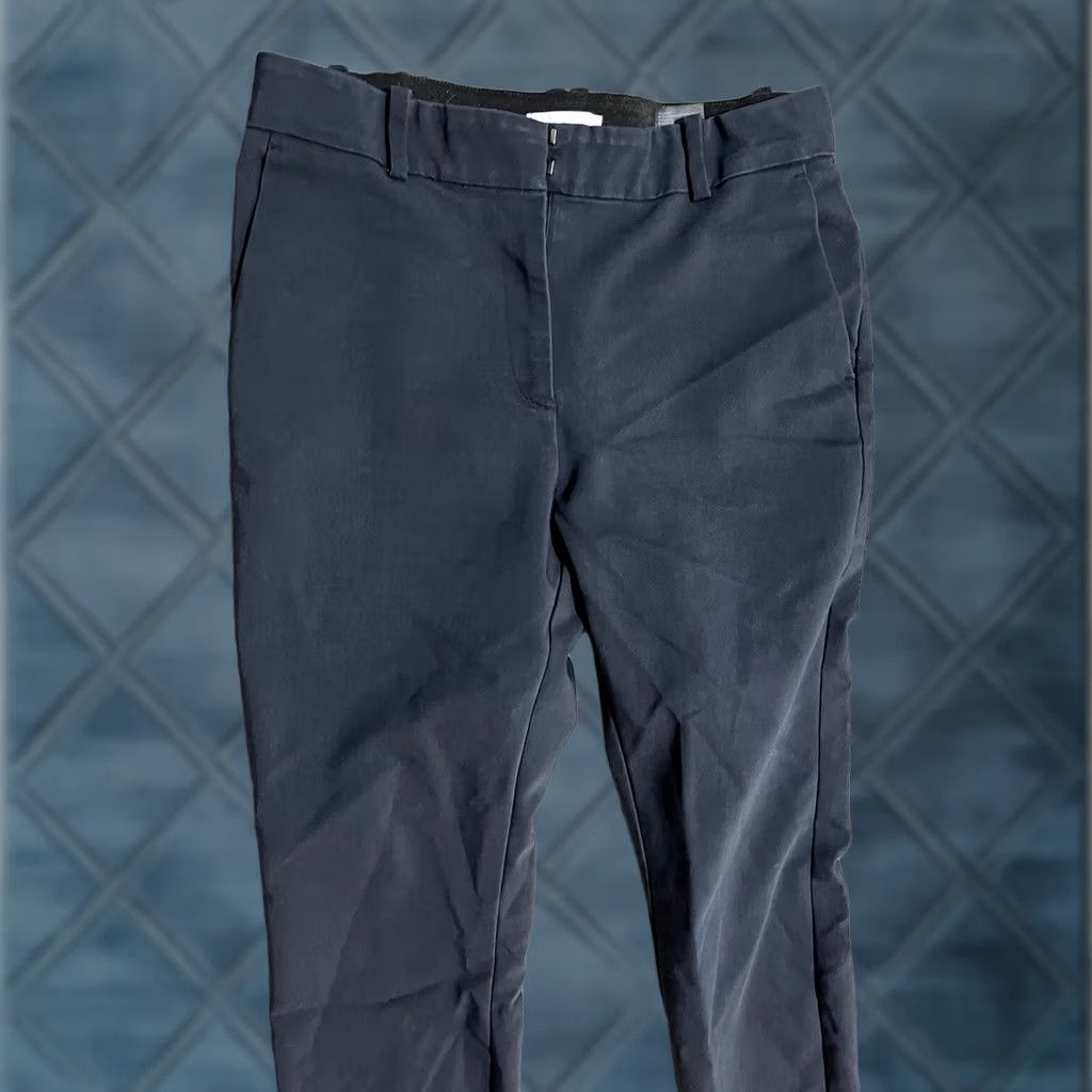 H&M H&M Womens Size 10 Navy Blue Pocket Design Chino Style Skinny Leg Pants Shirt Category: Pants Size 32" / US 10 / IT 46 - 1 Thumbnail