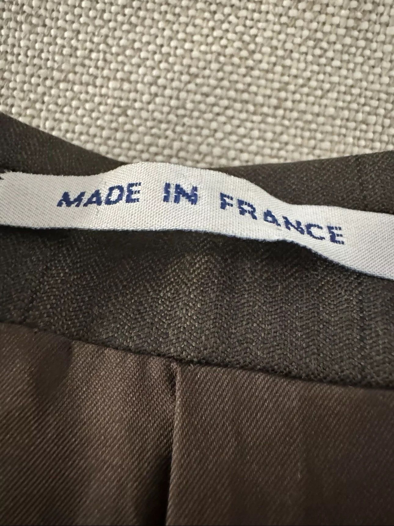 Yves Saint Laurent Yves Saint Laurent Made in France DB Peak Lapel Blazer 40R Size 40R - 11 Thumbnail