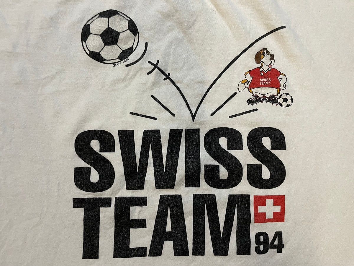 Vintage Vintage 1990s Swiss Team World Cup soccer team Size US L / EU 52-54 / 3 - 3 Thumbnail