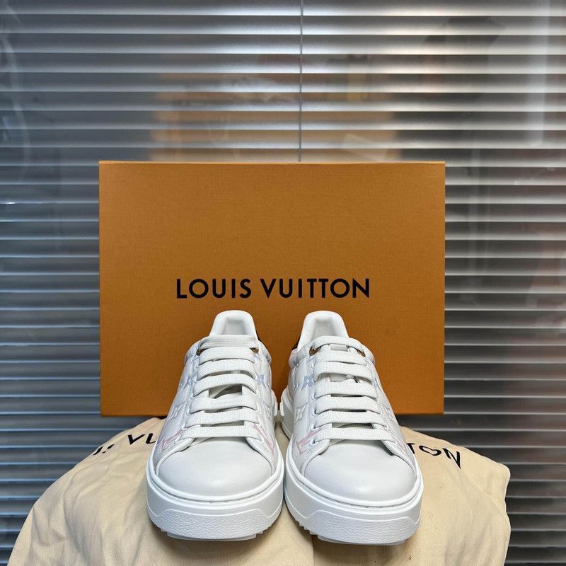 Louis Vuitton Louis Vuitton Time Out Low Top Sneakers for Women Size US 8 / IT 38 - 2 Thumbnail