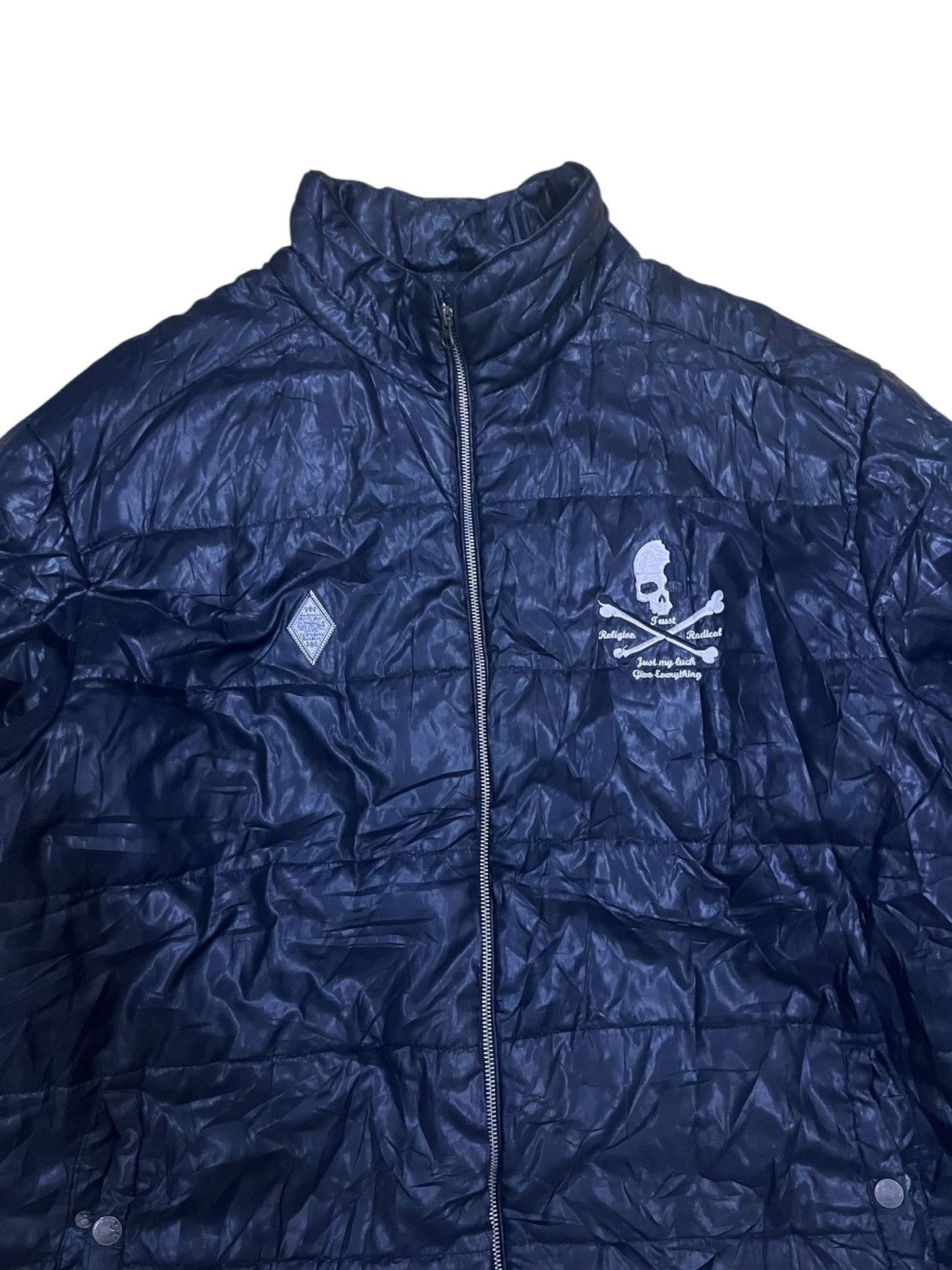 Japanese Brand Archive Skull Jaket Gloss Gal man big brother Y2K 5L Size US XXL / EU 58 / 5 - 6 Thumbnail