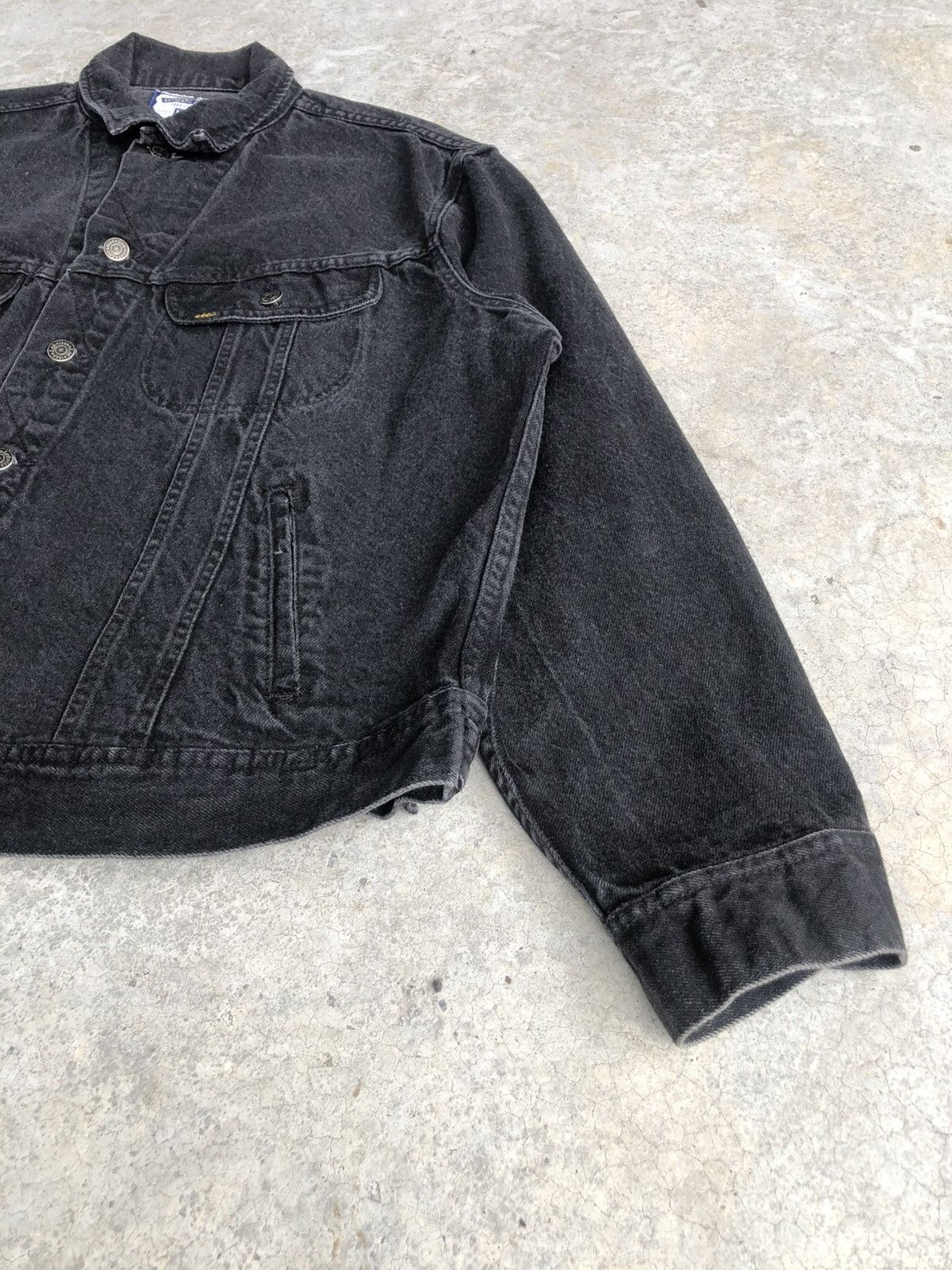 If Six Was Nine Vintage 90s Lee Denim Jacket Distressed Jeans Baggy Size US XL / EU 56 / 4 - 8 Thumbnail