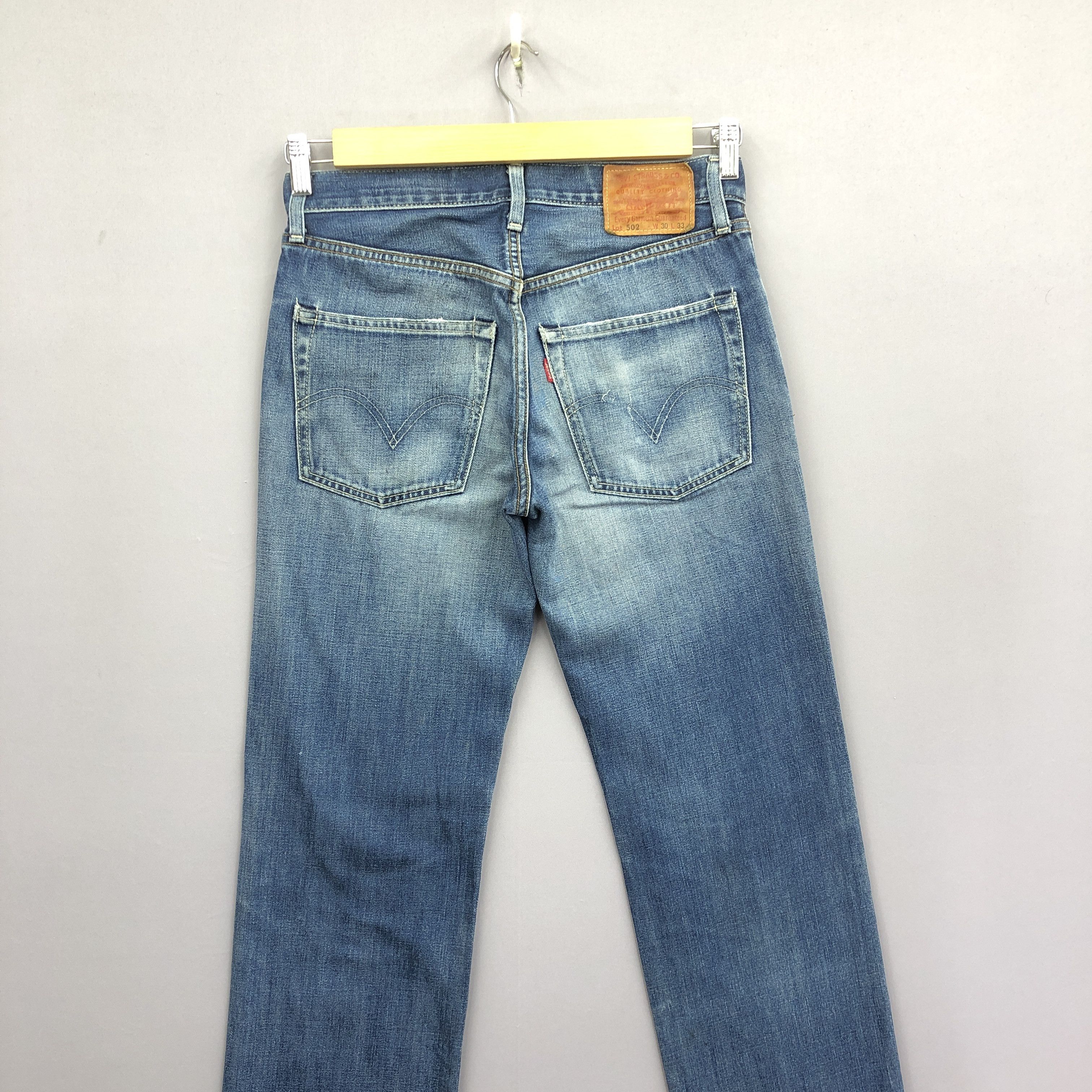 Levi's Vintage Y2K Levis 502 Light Wash Jeans Levi's Faded Denim Size US 30 / EU 46 - 4 Thumbnail