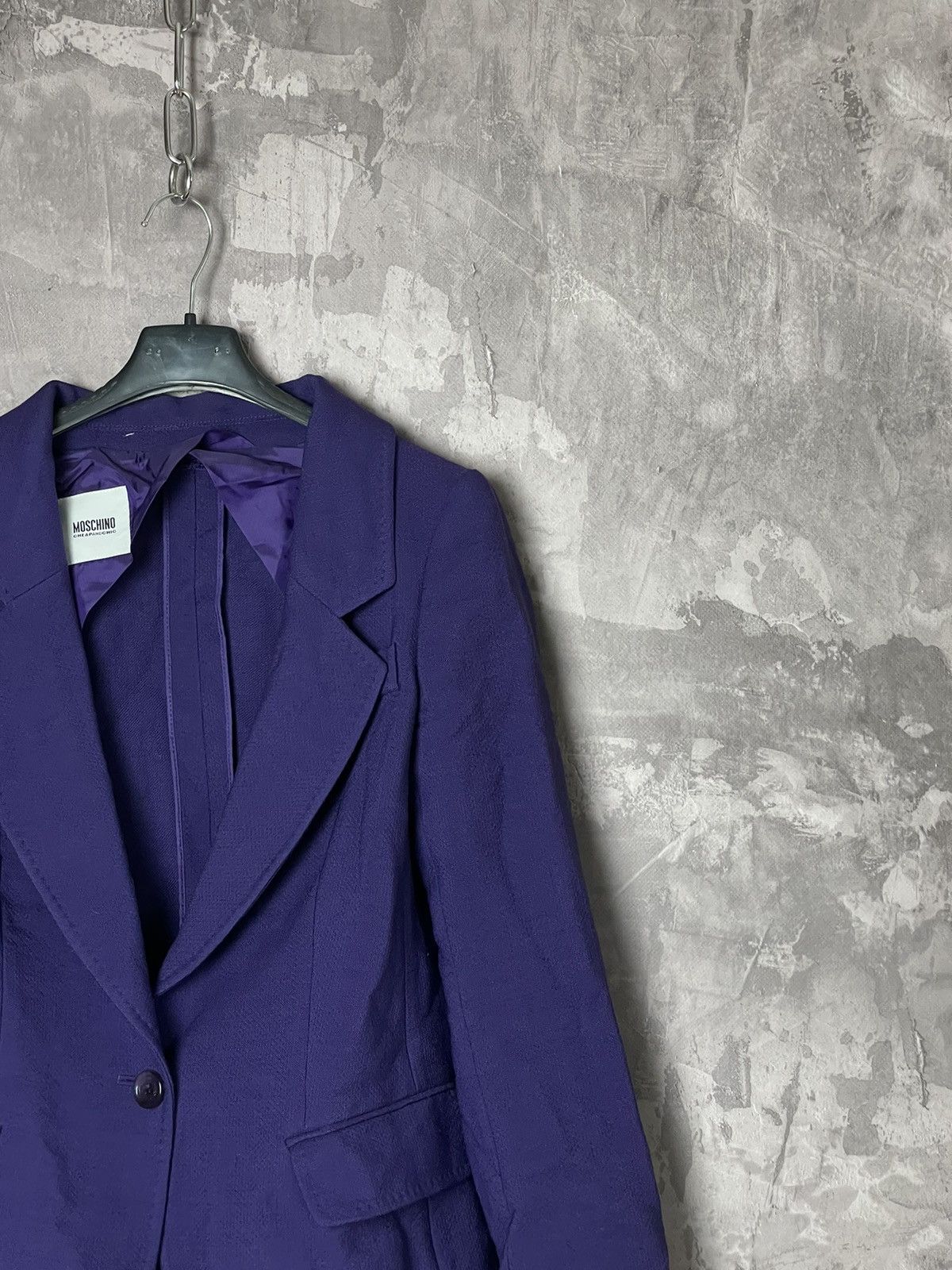 Moschino × Vintage Women's MOSCHINO CHEAP AND CHIC Blazer Jacket Size M / US 6-8 / IT 42-44 - 4 Thumbnail
