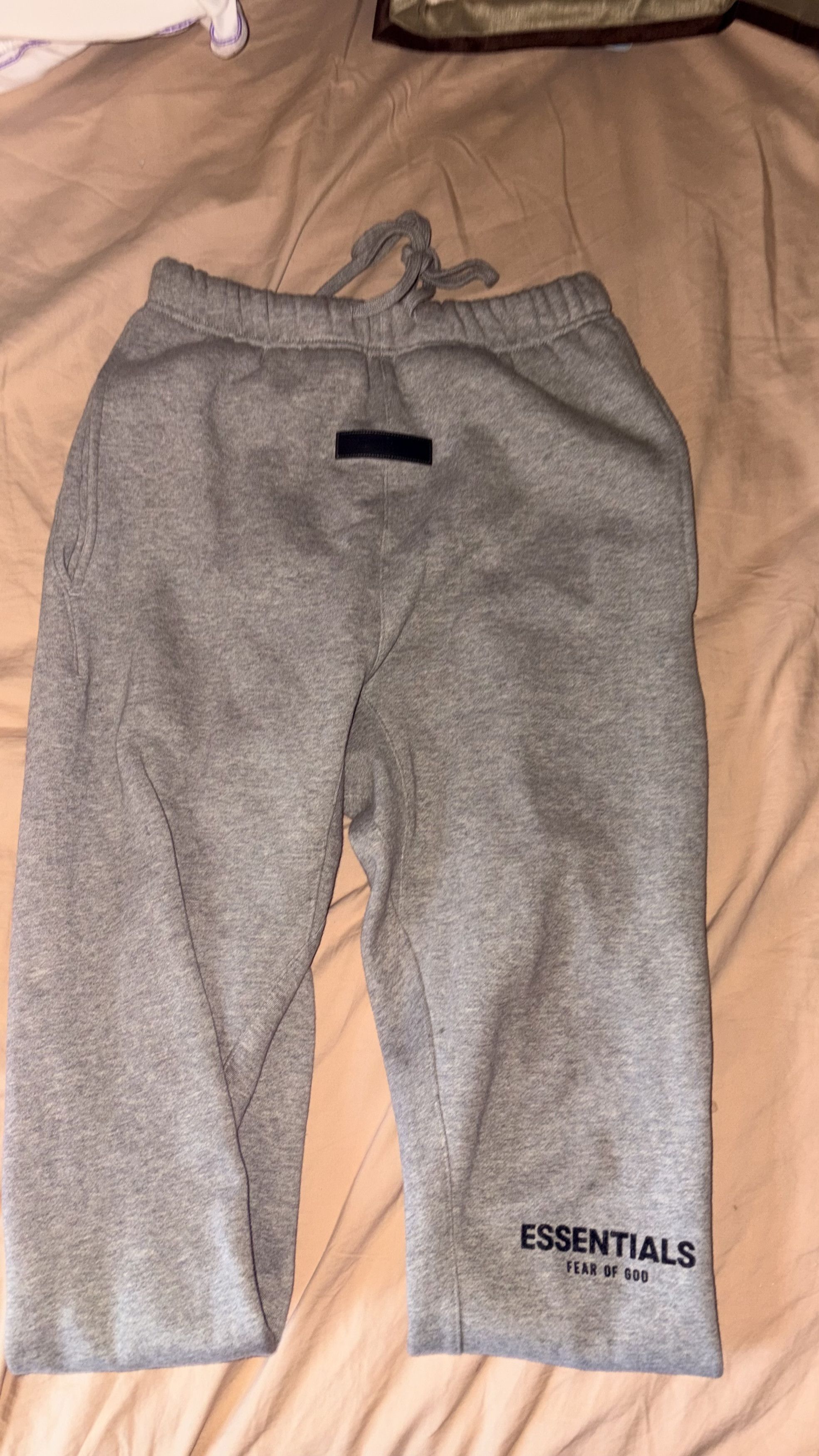 Fear of God Fear of God Essentials Sweatpants 'Dark Oatmeal' Size US 28 / EU 44 - 1 Thumbnail