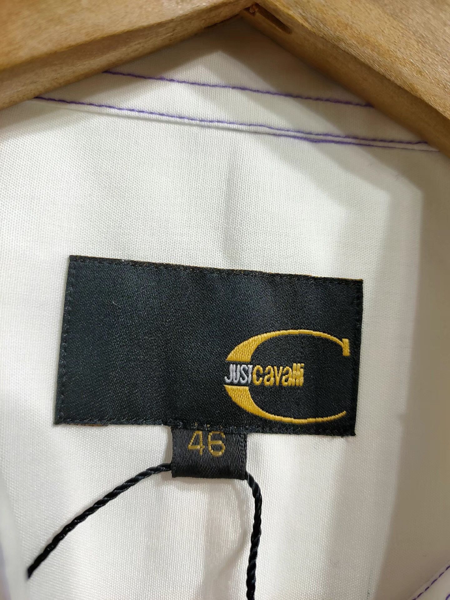 Just Cavalli Just Cavalli Men's White Shirt K29 Size US S / EU 44-46 / 1 - 5 Thumbnail