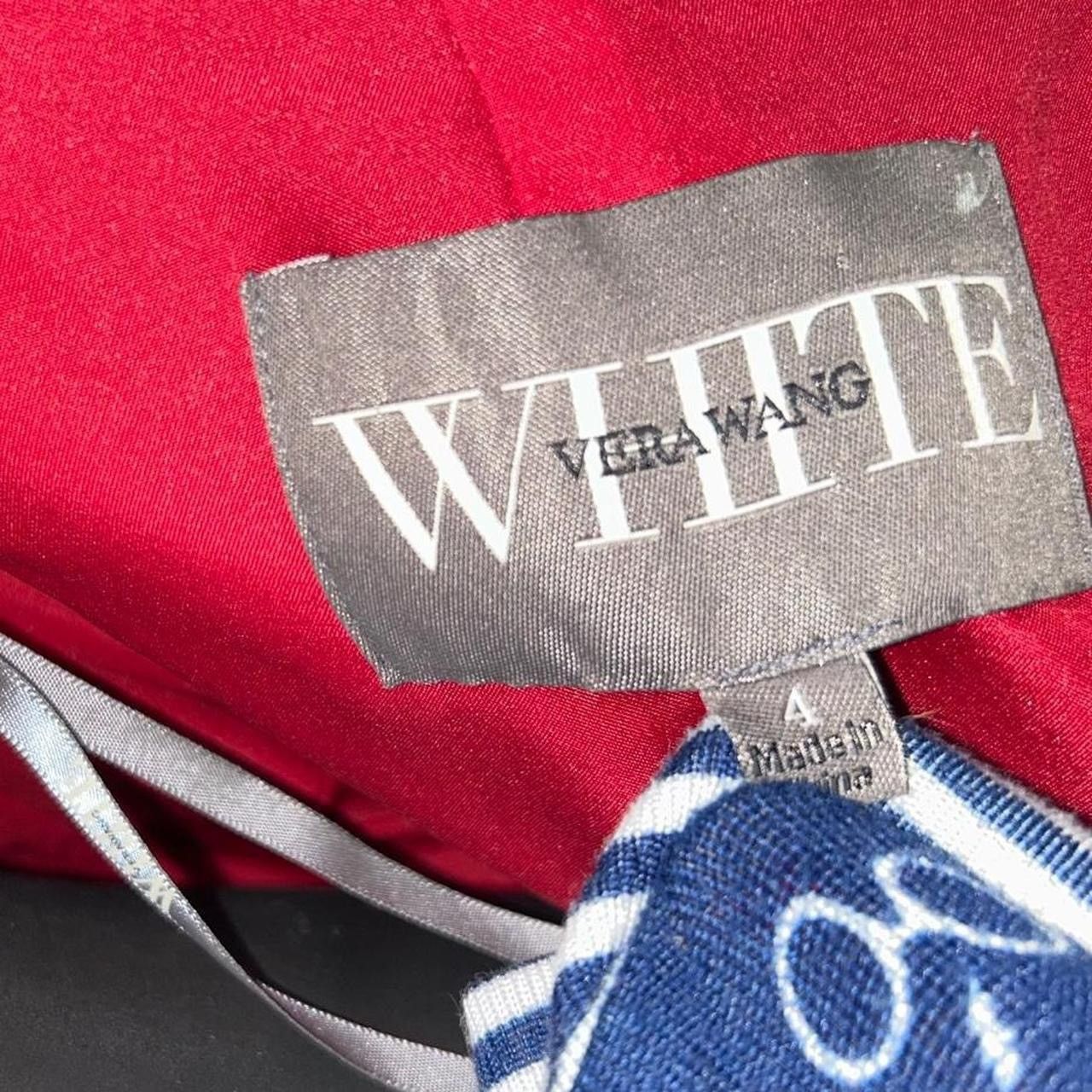 Vera Wang Vera Wang White Label Red silky dress size 4US Vintage Size S / US 4 / IT 40 - 3 Thumbnail