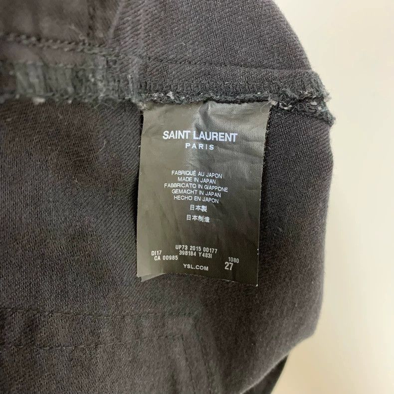 Saint Laurent Paris Saint Laurent Black Ripped Jeans 2504-Nextarrow Size US 27 - 4 Thumbnail