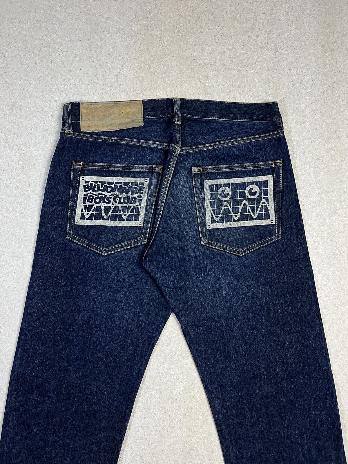 Billionaire Boys Club Season 5 2007 BBC Icecream Robot Denim Jeans Size US 32 / EU 48 - 3 Thumbnail