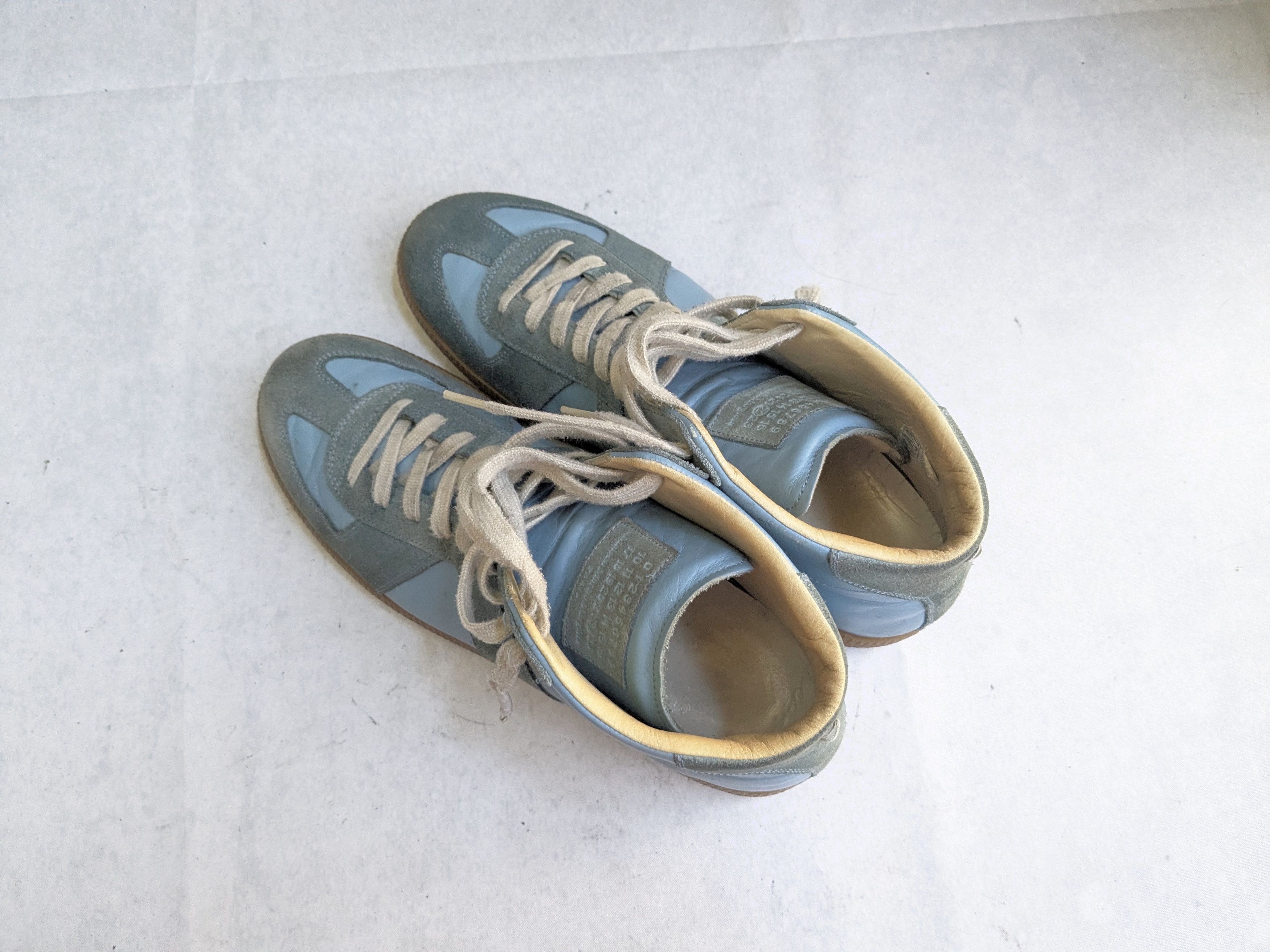 Maison Margiela Maison Margiela Replica GAT Blue 11 44 High Tops Gum Size US 11 / EU 44 - 15 Thumbnail