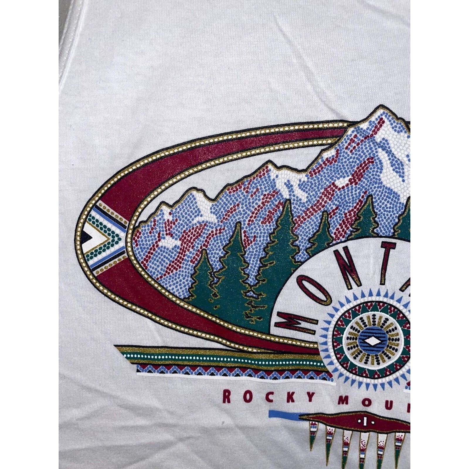 Vintage Vintage Montana Rocky Mountains Tank Shirt White VTG 1997 L Size US L / EU 52-54 / 3 - 3 Thumbnail