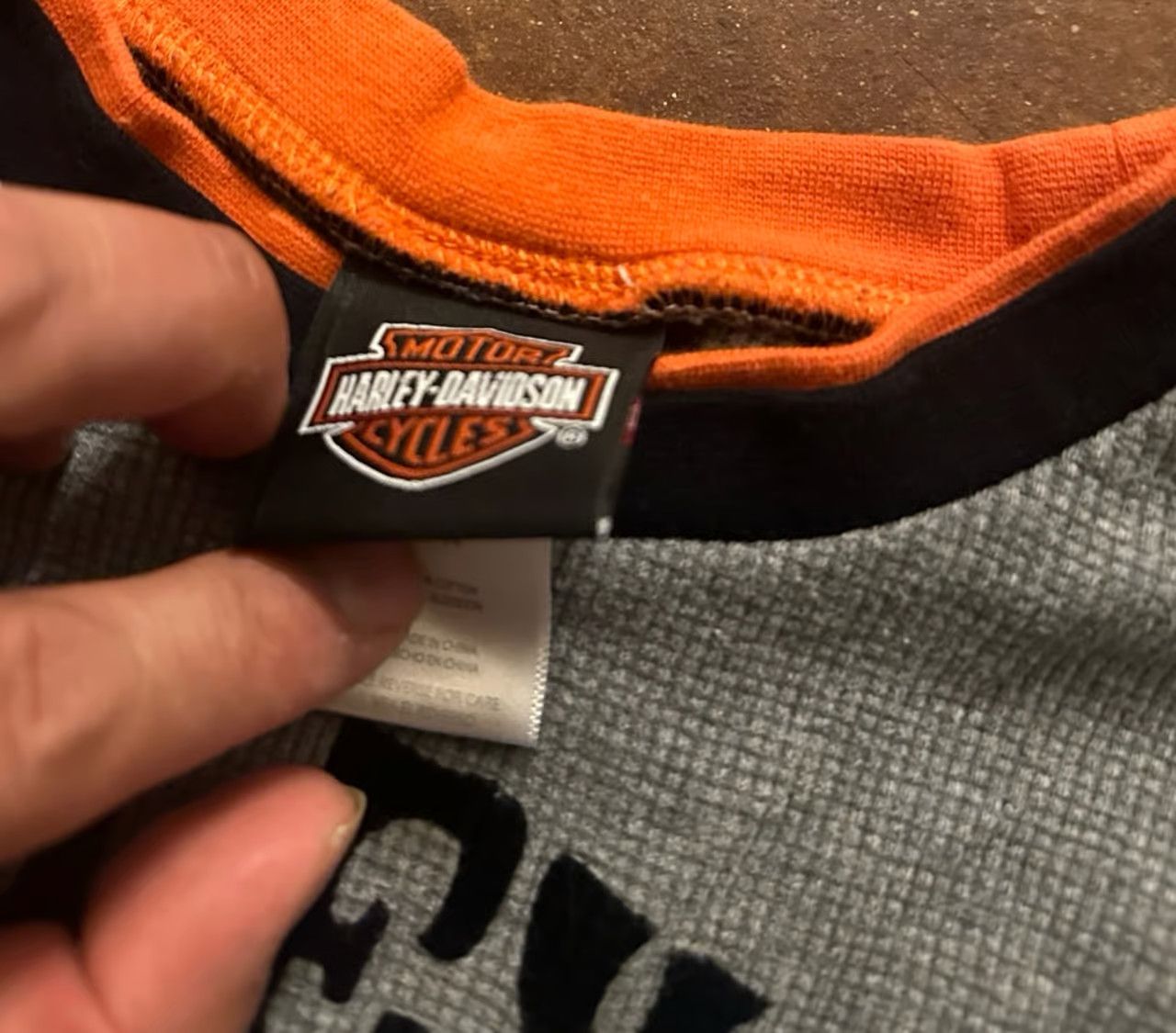 Harley Davidson Harley Davidson Youth Long Sleeve Shirt Size US L / EU 52-54 / 3 - 5 Thumbnail