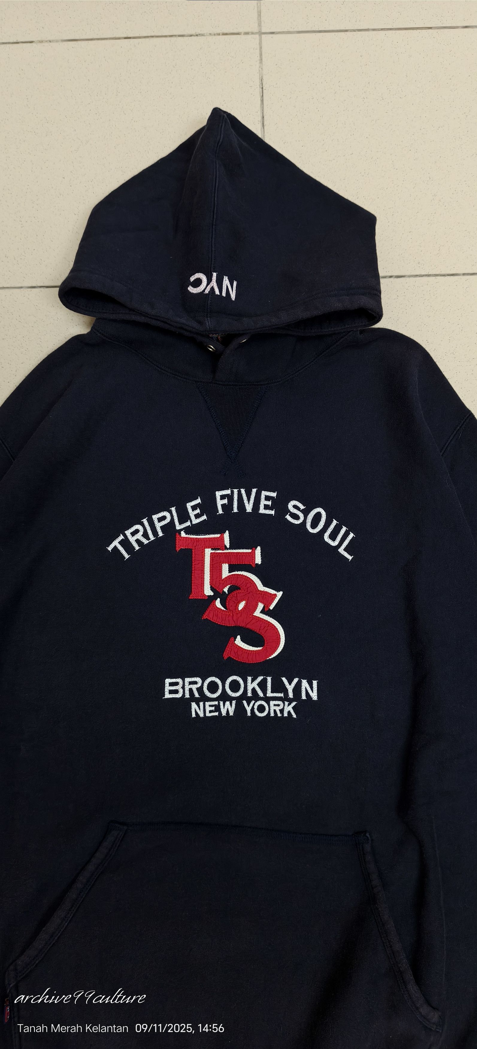 Triple 5 Soul 90s TRIPLE FIVE SOUL NYC Hip hop XL Hoodie Size US XL / EU 56 / 4 - 9 Thumbnail