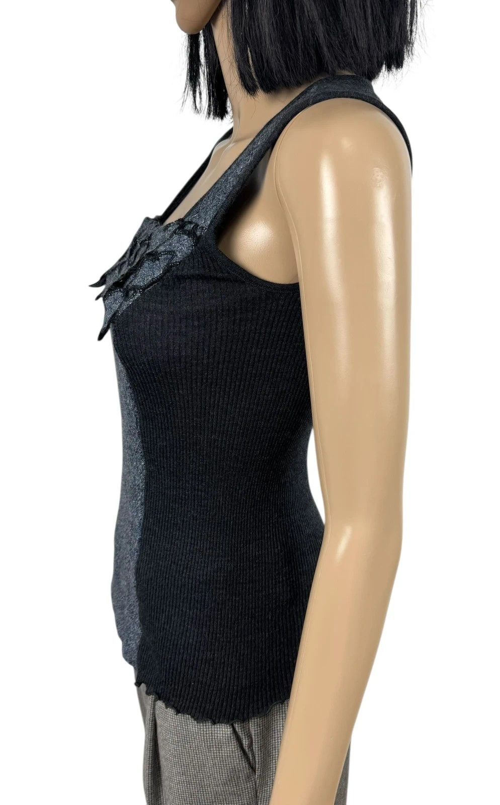 Other Oscalito Seta Wool Tank Top Decorated Flowers size 2 Size S / US 4 / IT 40 - 6 Thumbnail