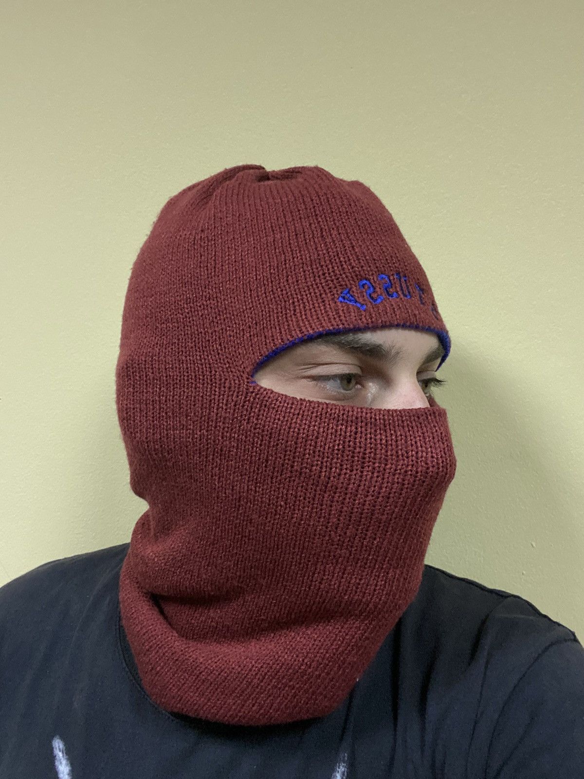 Stussy Stussy balaclava vintage hat knitted big logo ski Size ONE SIZE - 1 Thumbnail