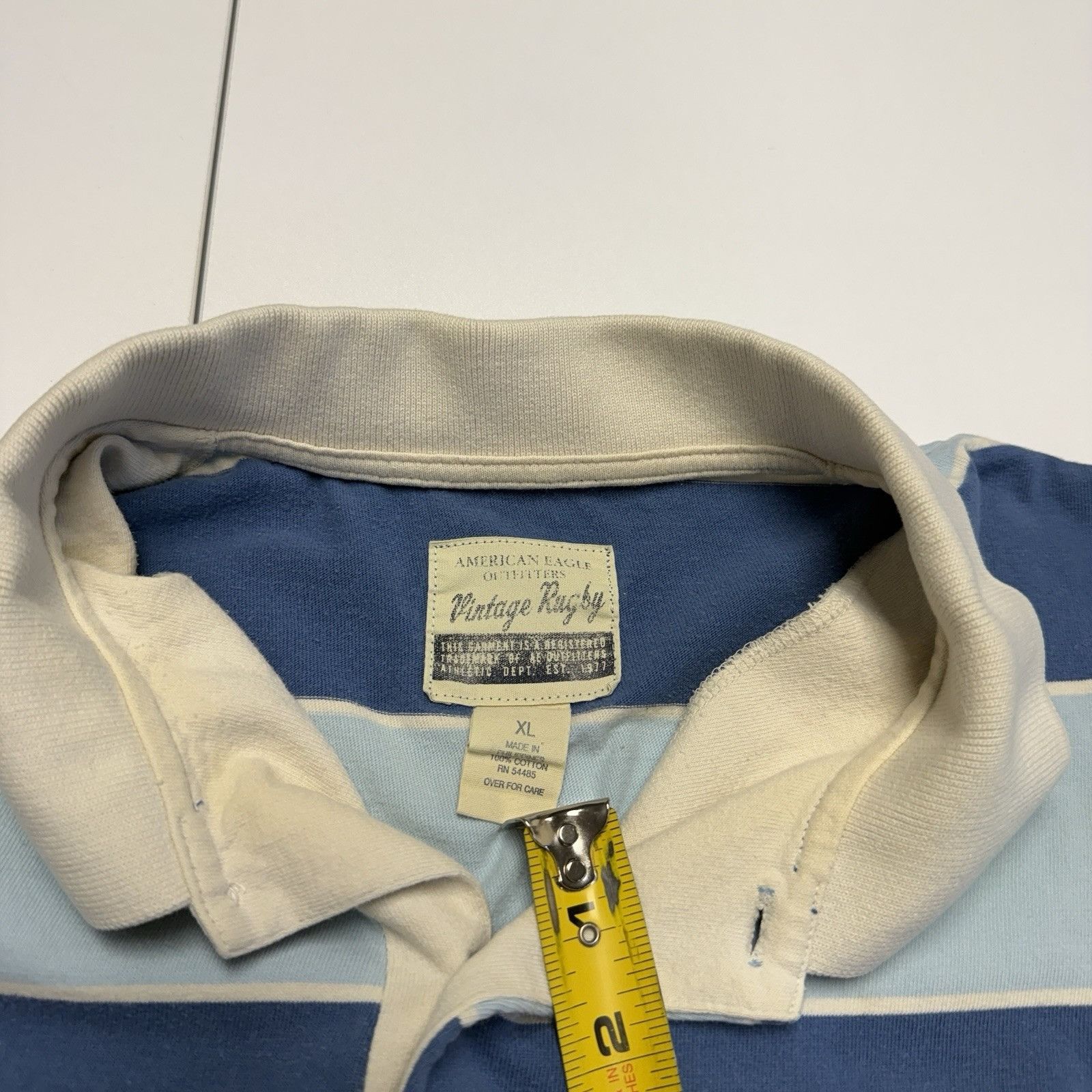 American Eagle Outfitters American Eagle Outfitters Vintage Rugby Polo Shirt Mens XL Size US XL / EU 56 / 4 - 10 Thumbnail