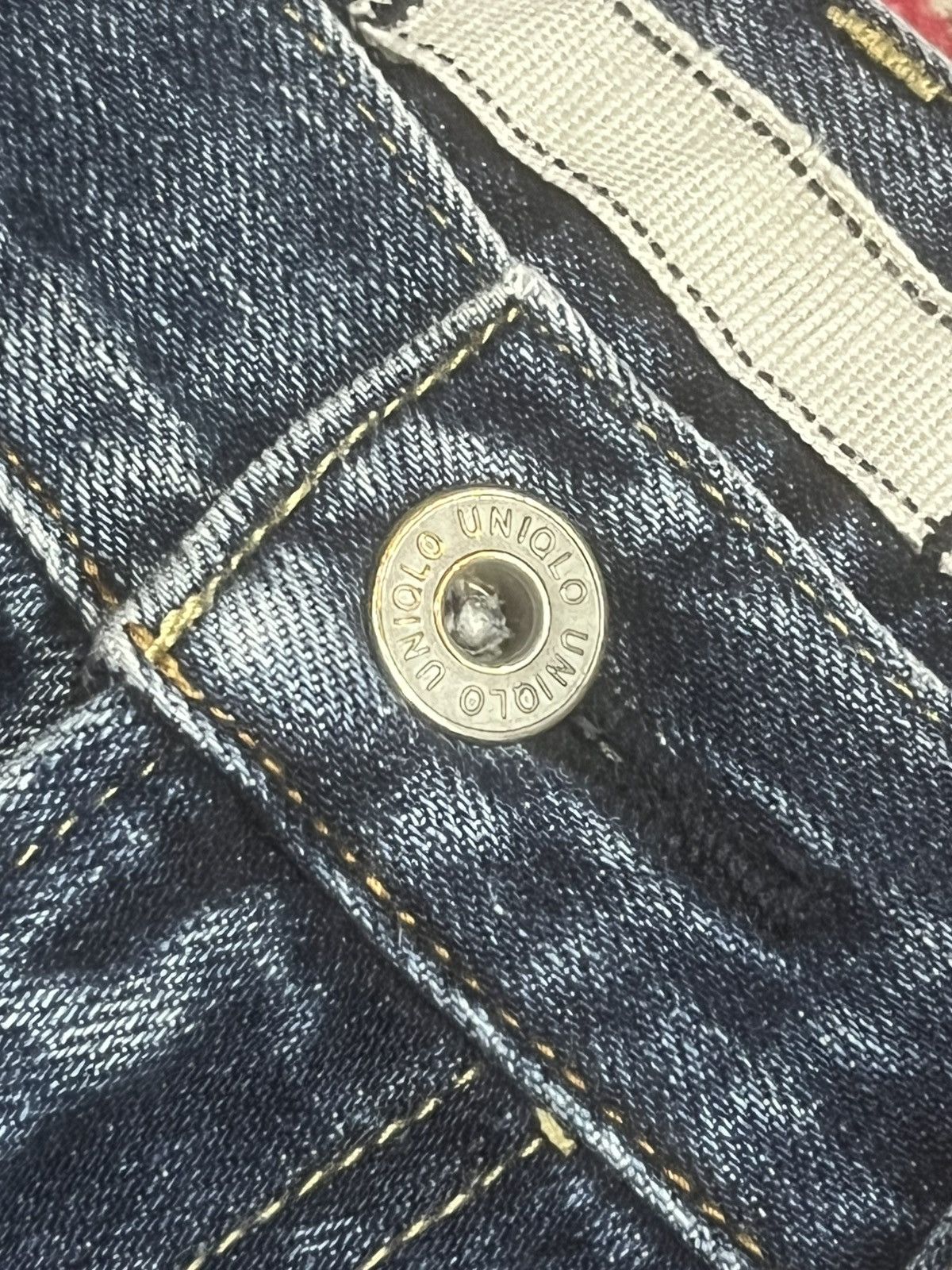 Undercover × Uniqlo Vintage Uniqlo Ocean Blue Washed Regular Selvedge Jeans Size US 30 / EU 46 - 5 Thumbnail
